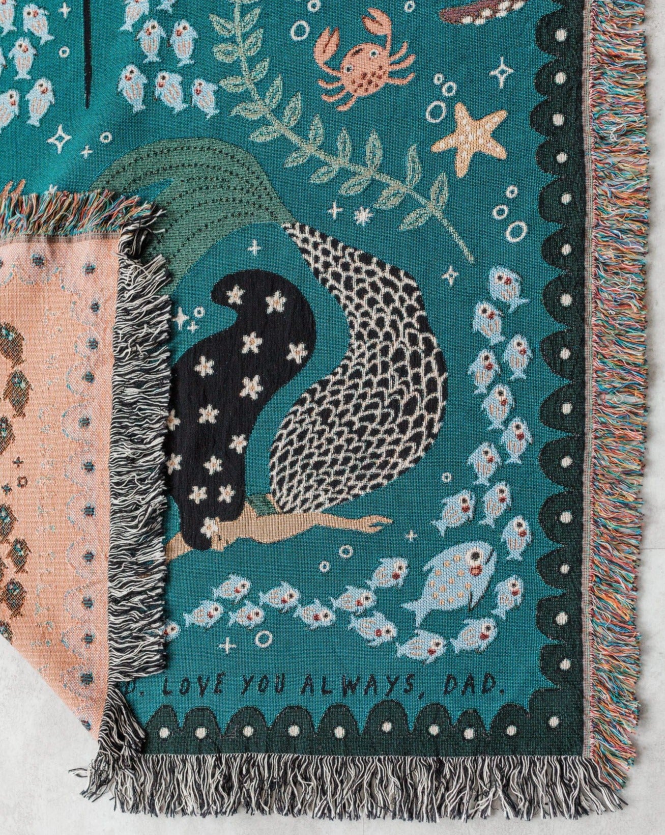 Mermaid Throw Blanket
