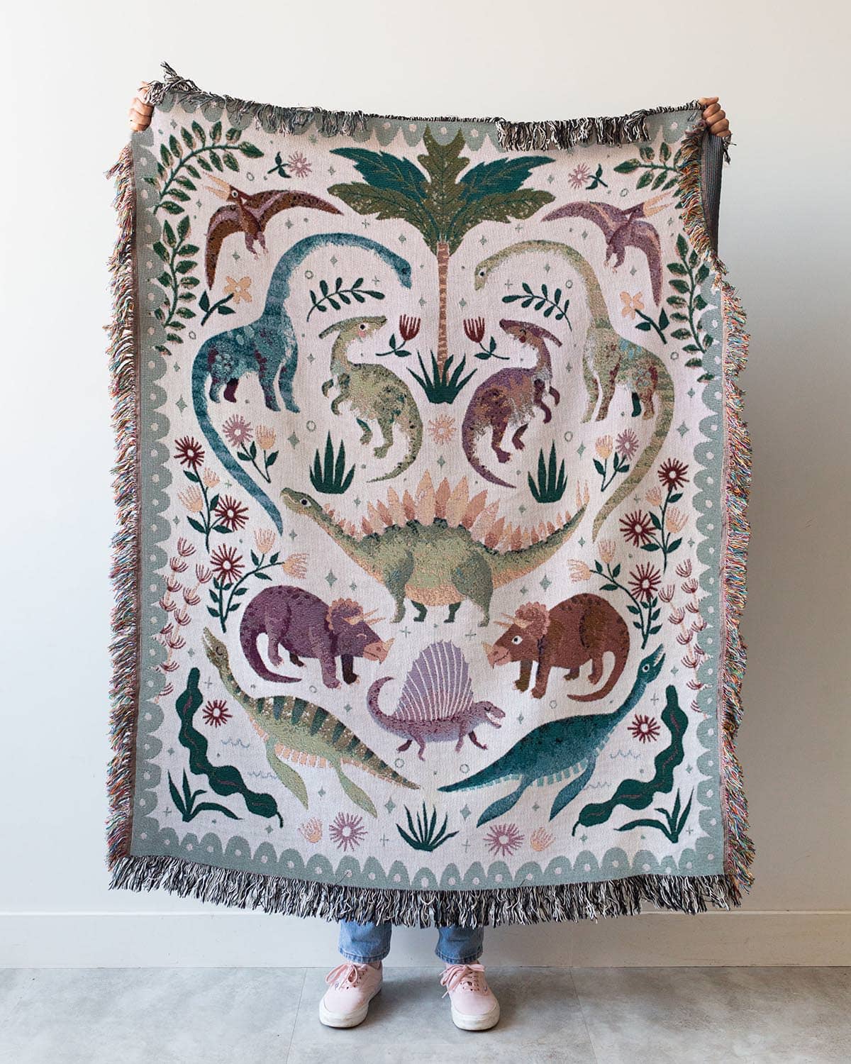 Dinosaur Throw Blanket