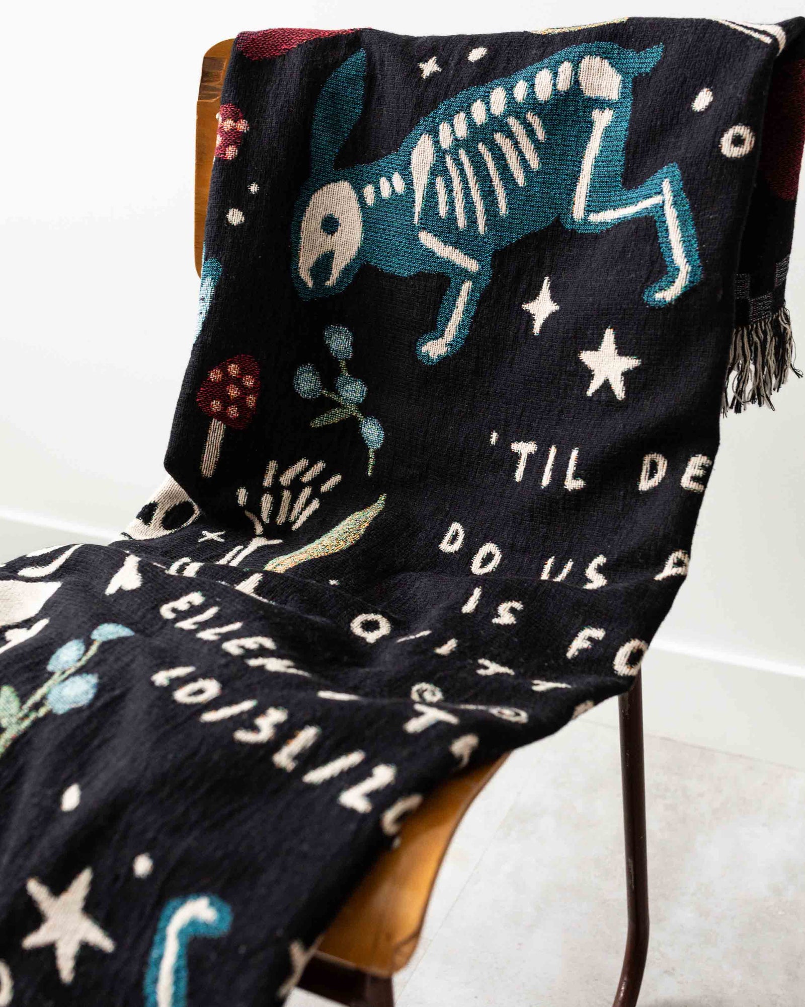 'Til Death Skeletons Blanket