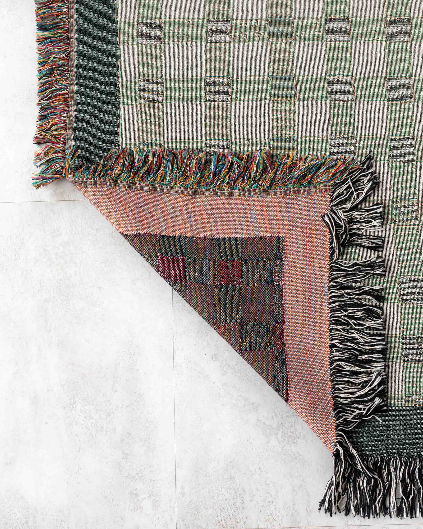 Plaid Family Name Blanket