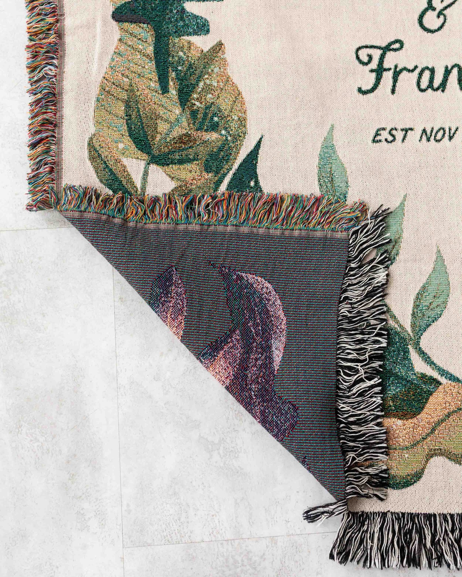 Botanical Couple Blanket