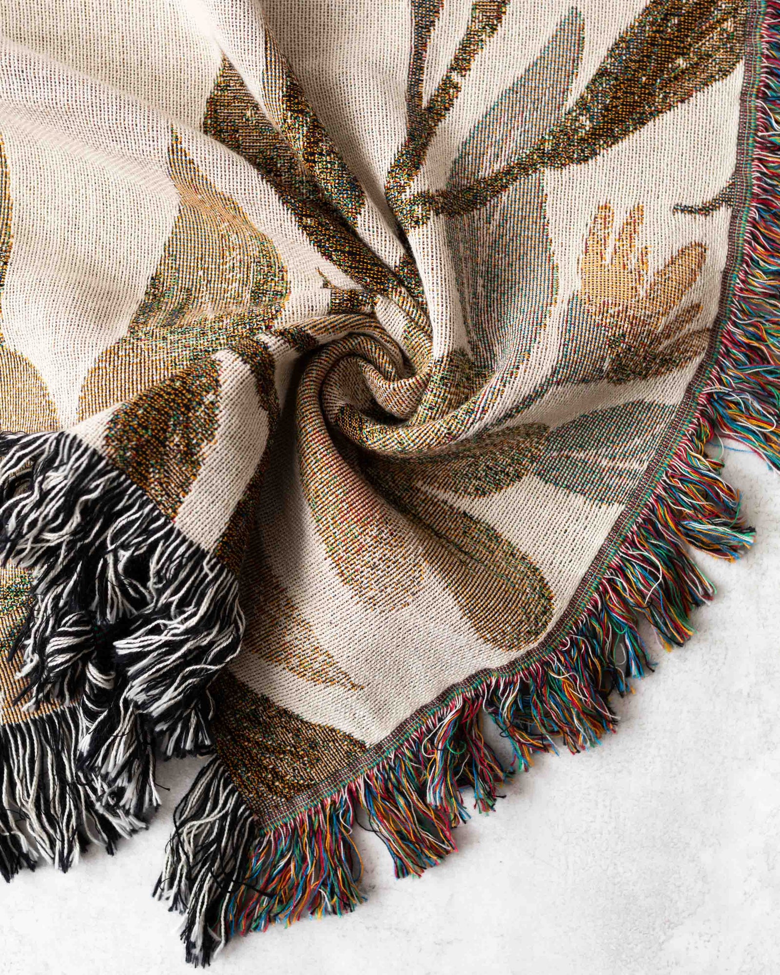 Floral Letter Blanket