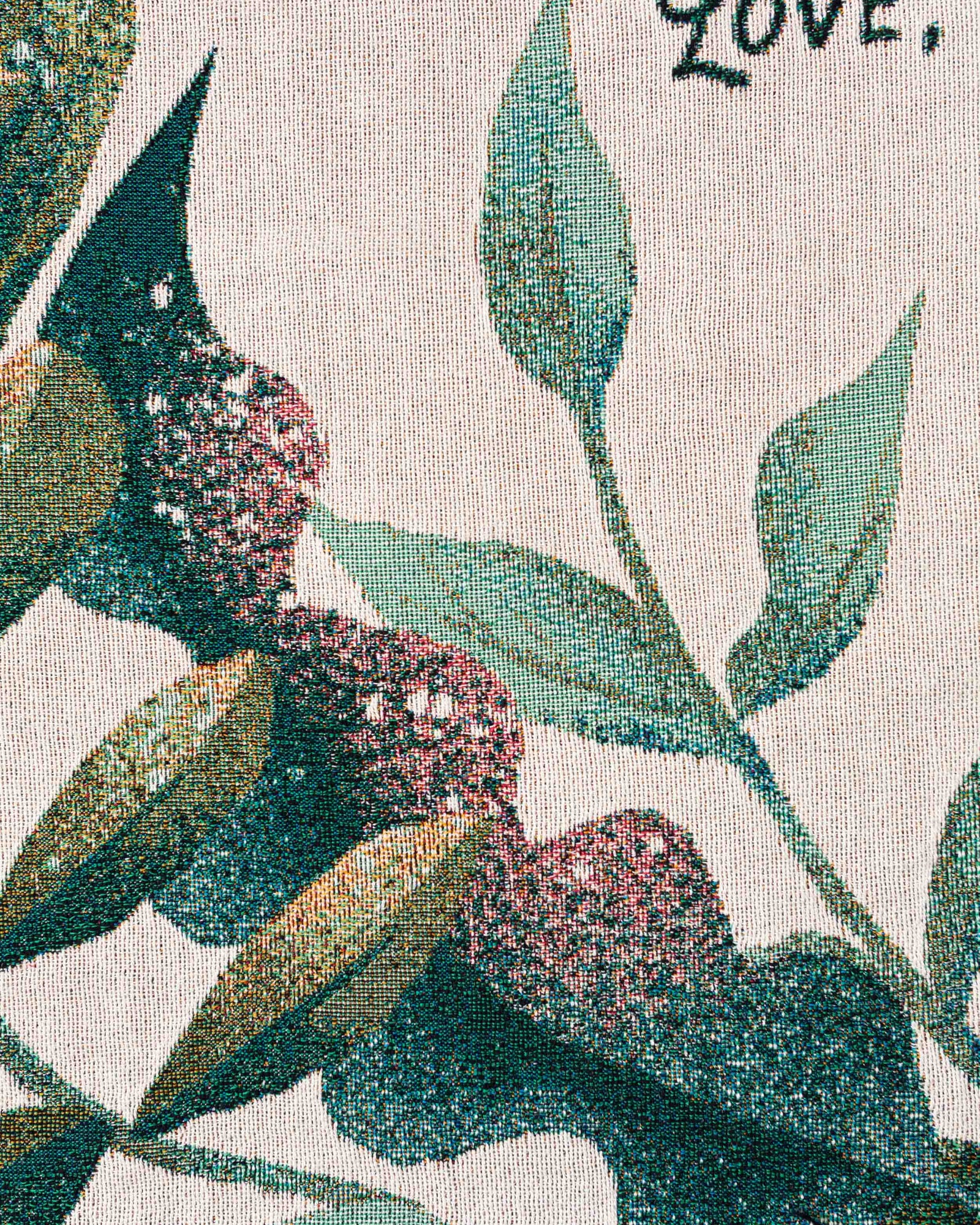 Botanical Letter Blanket
