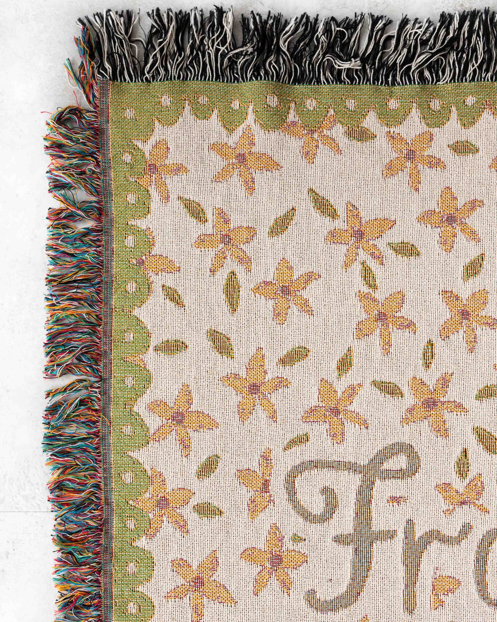 Floral Name Blanket