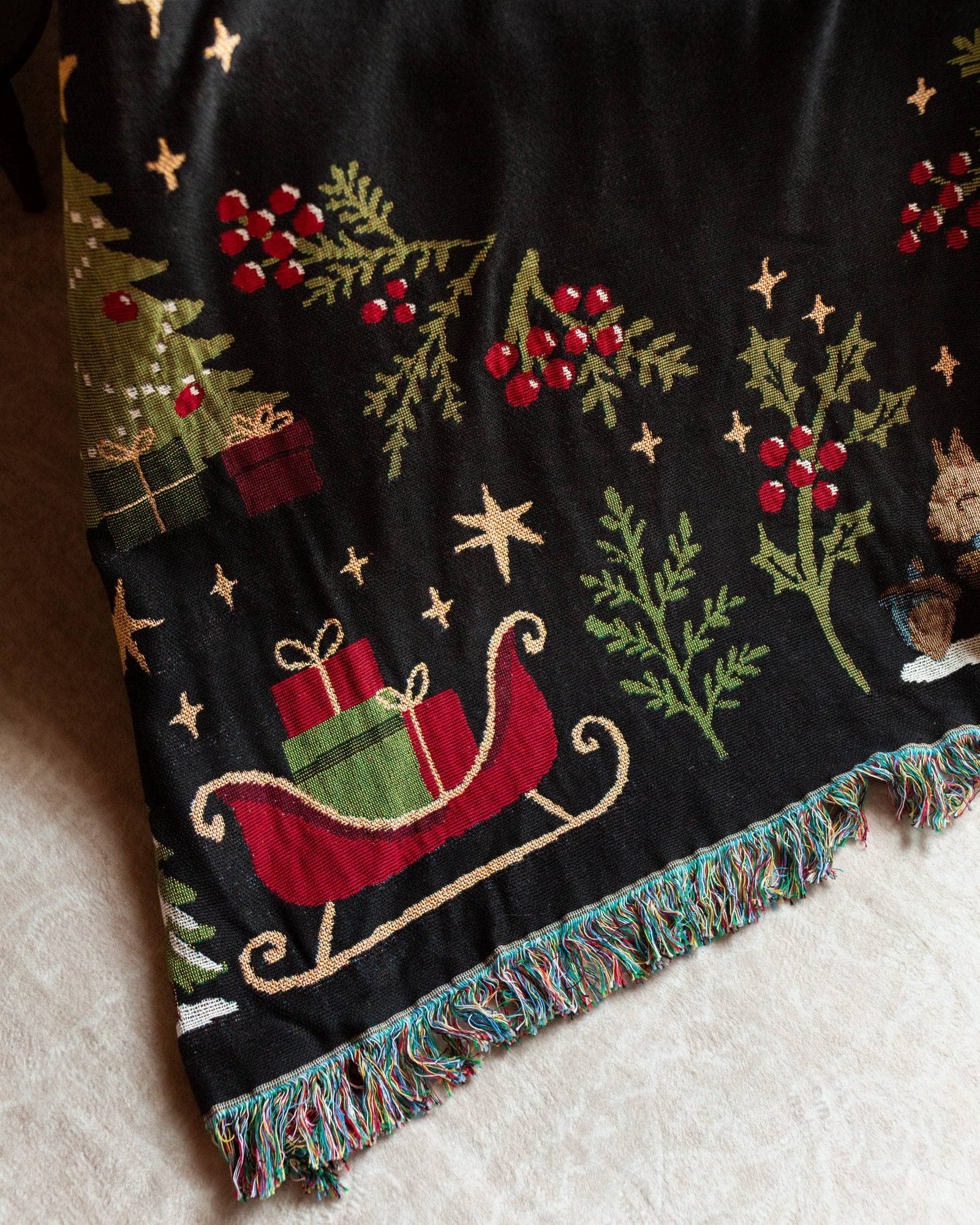 Christmas Woodland Blanket