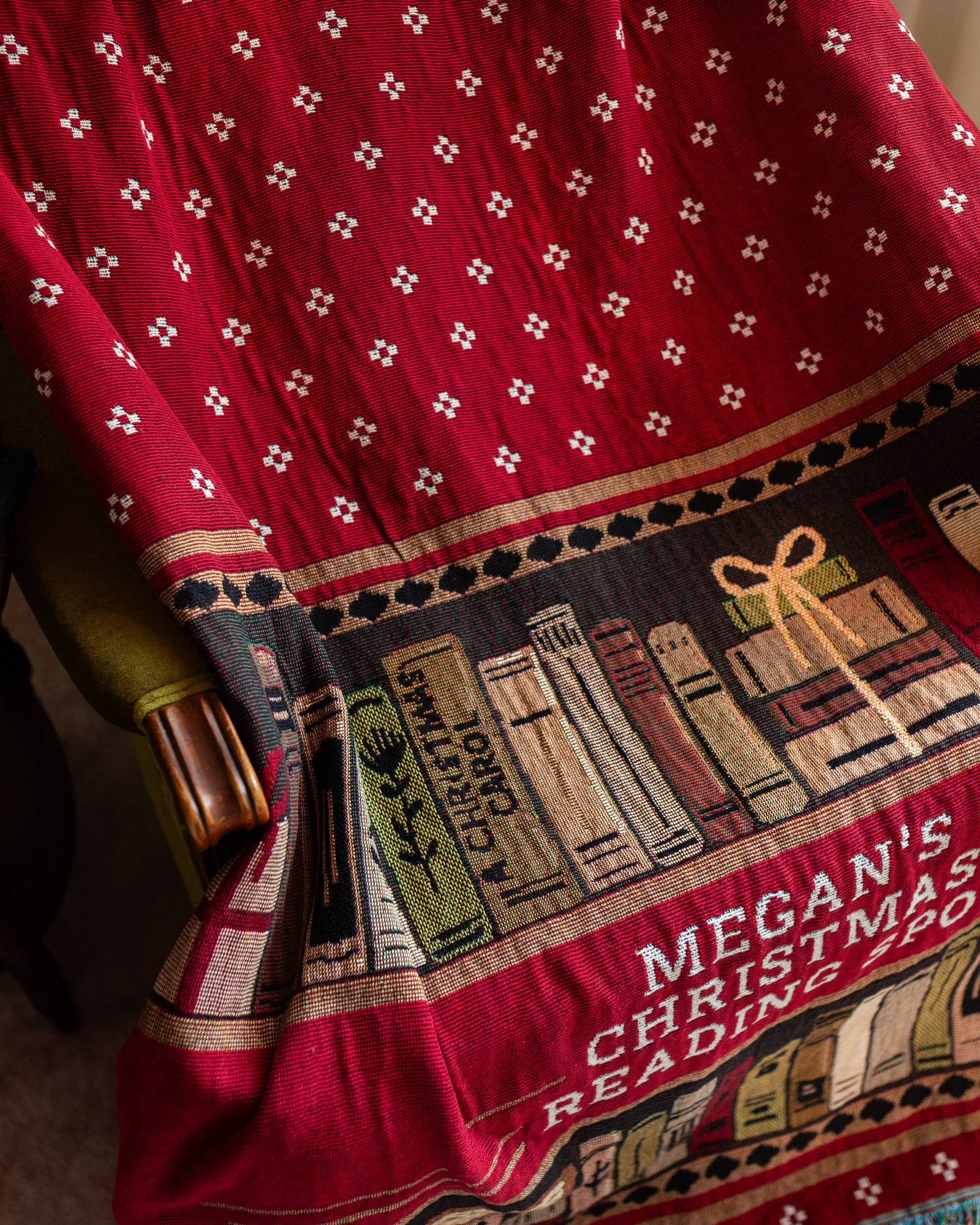 Christmas Books Blanket