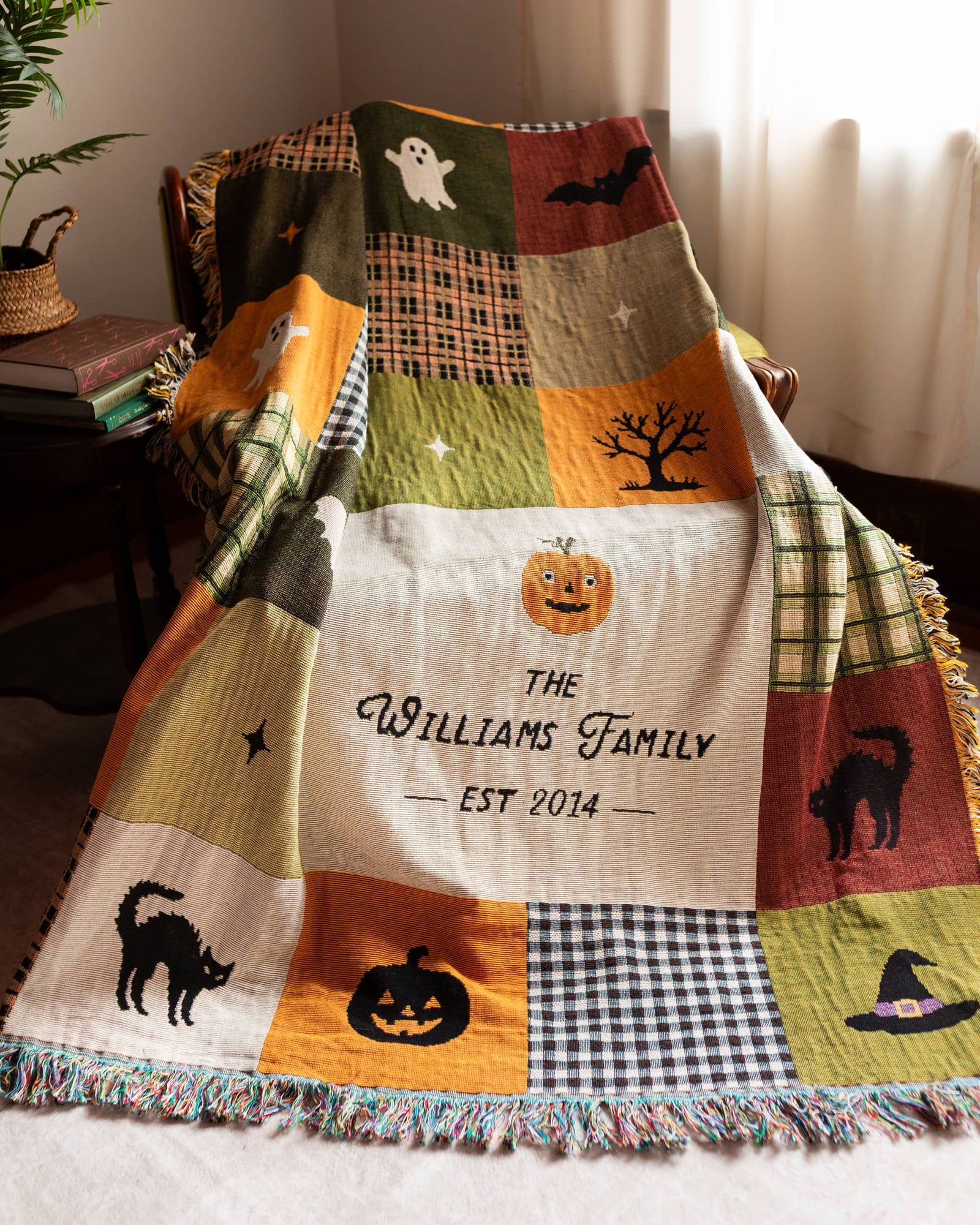 Halloween Patchwork Blanket