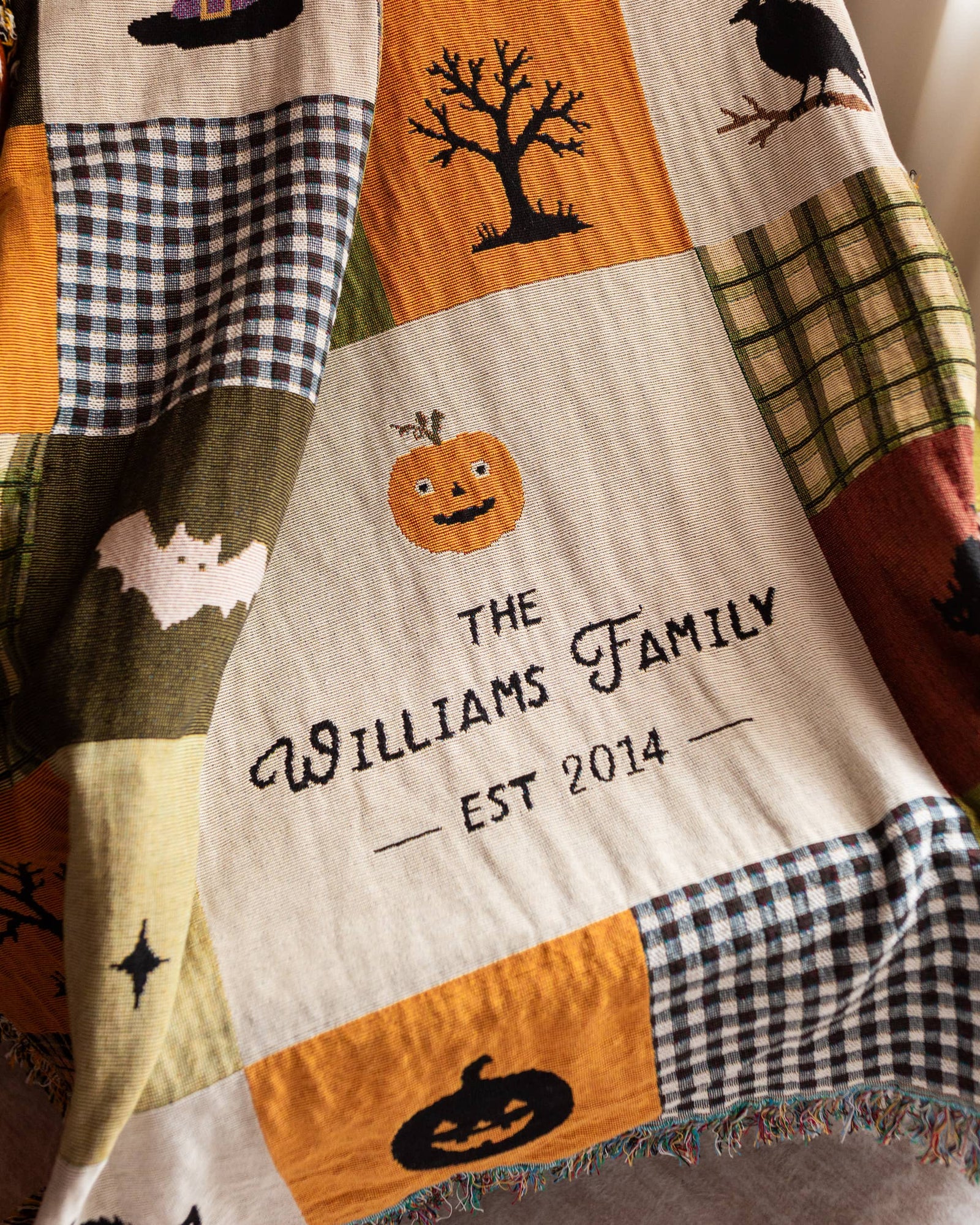 Halloween Patchwork Blanket