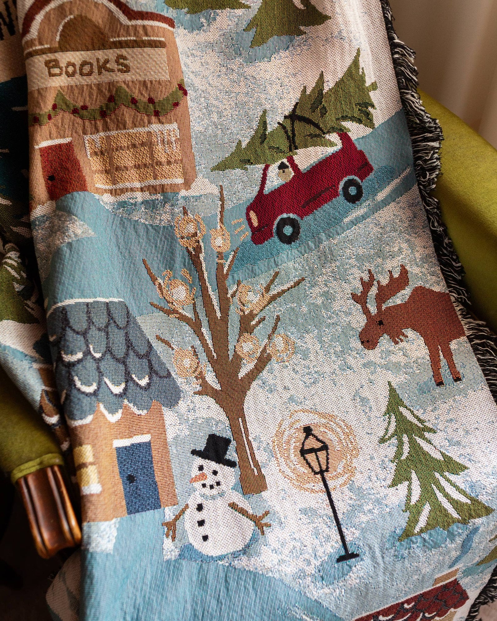 Christmas Village Blanket