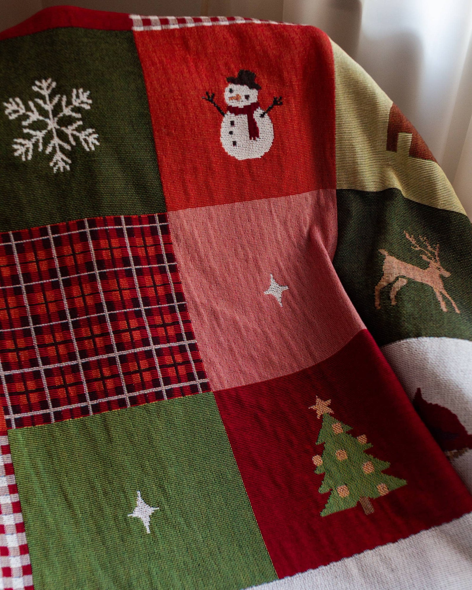 Christmas Patchwork Blanket