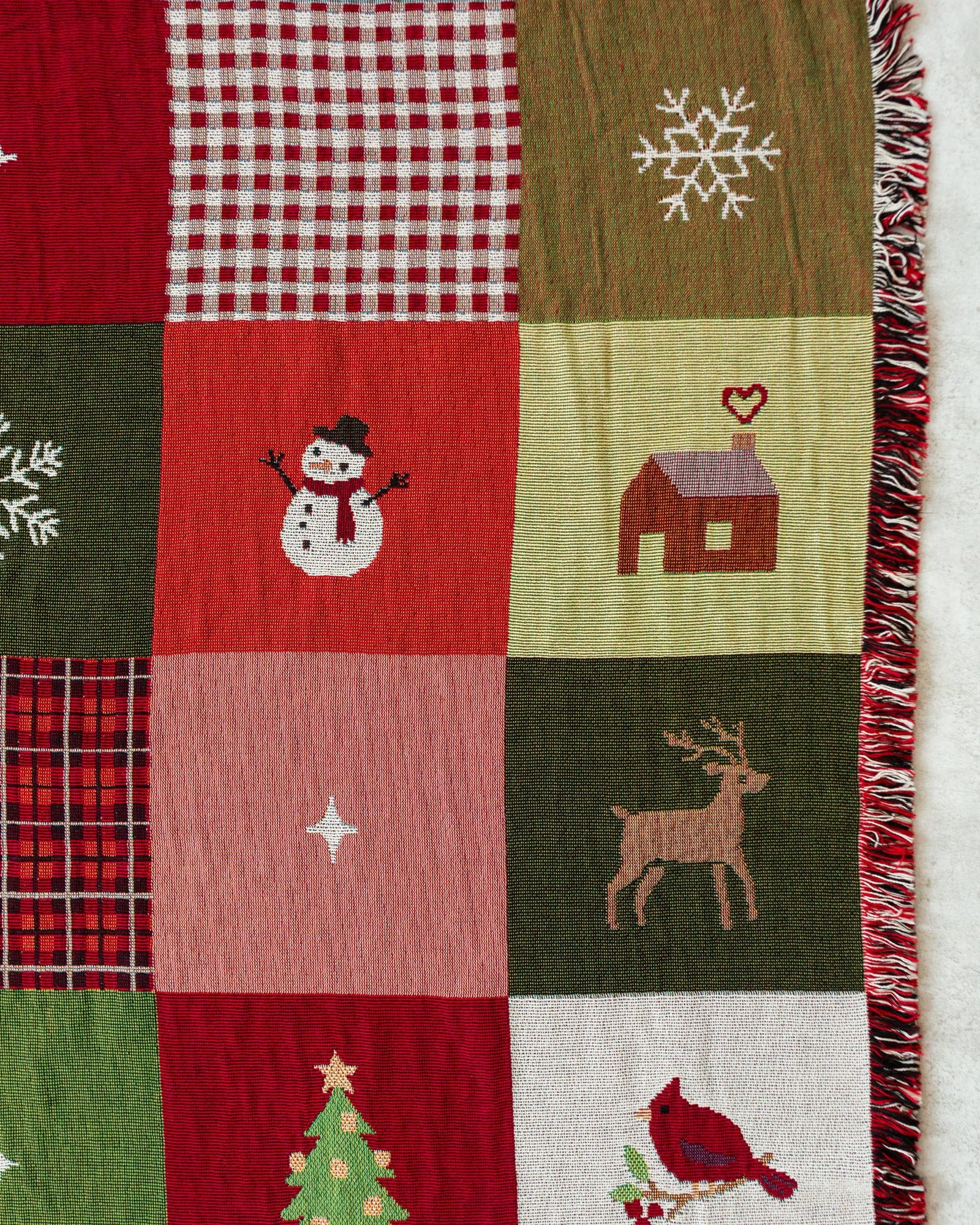 Christmas Patchwork Blanket