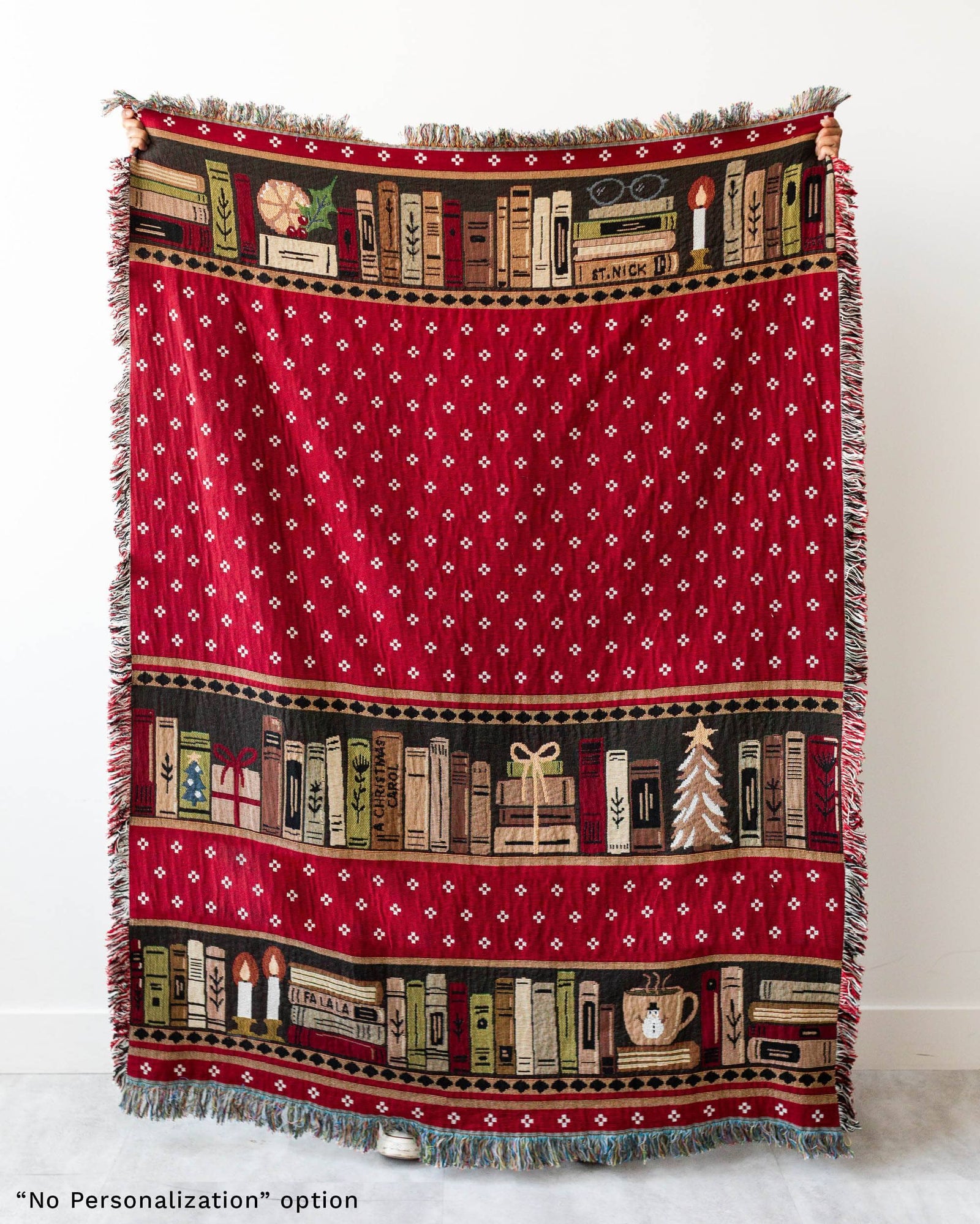 Christmas Books Blanket