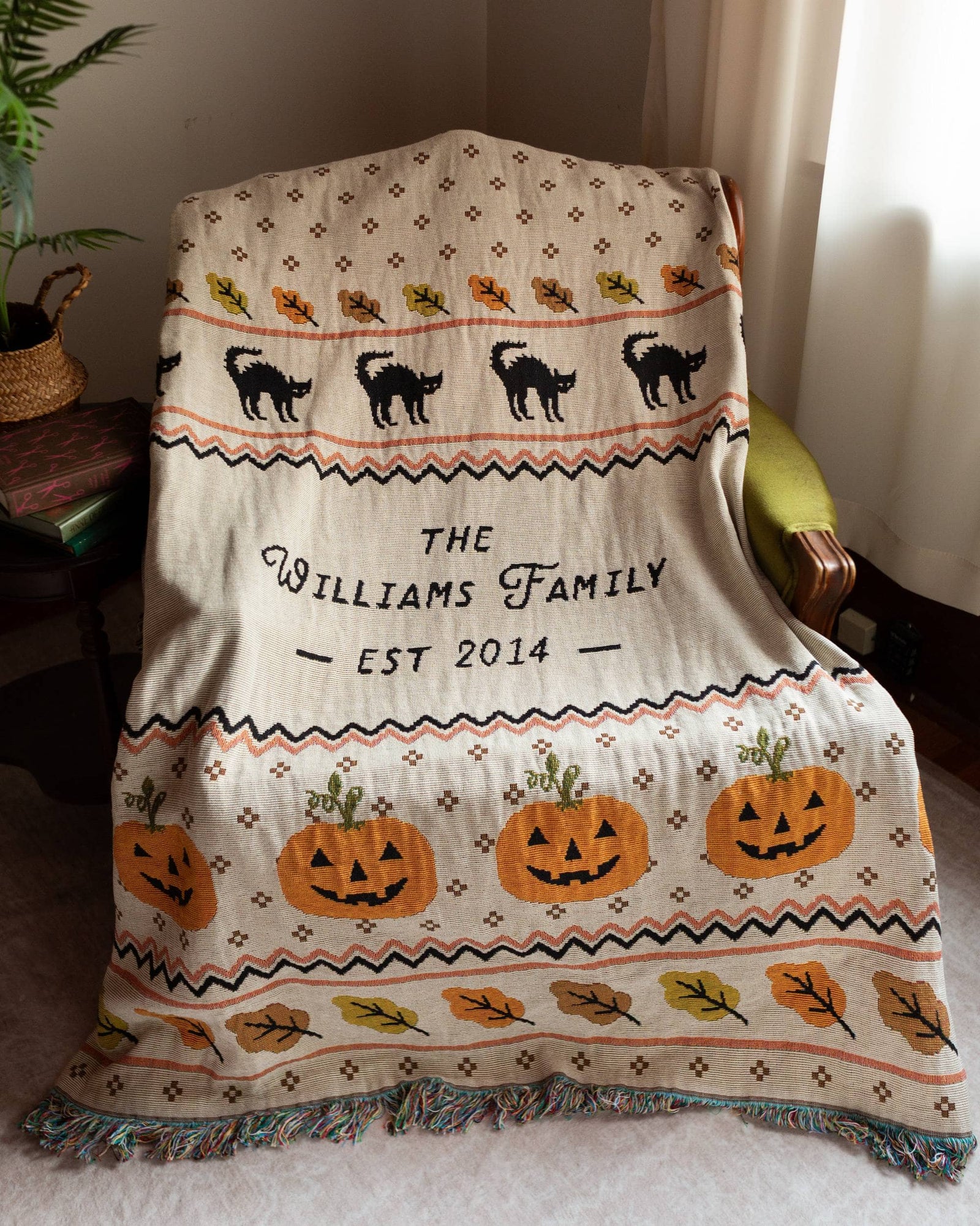 Halloween Woven Blanket