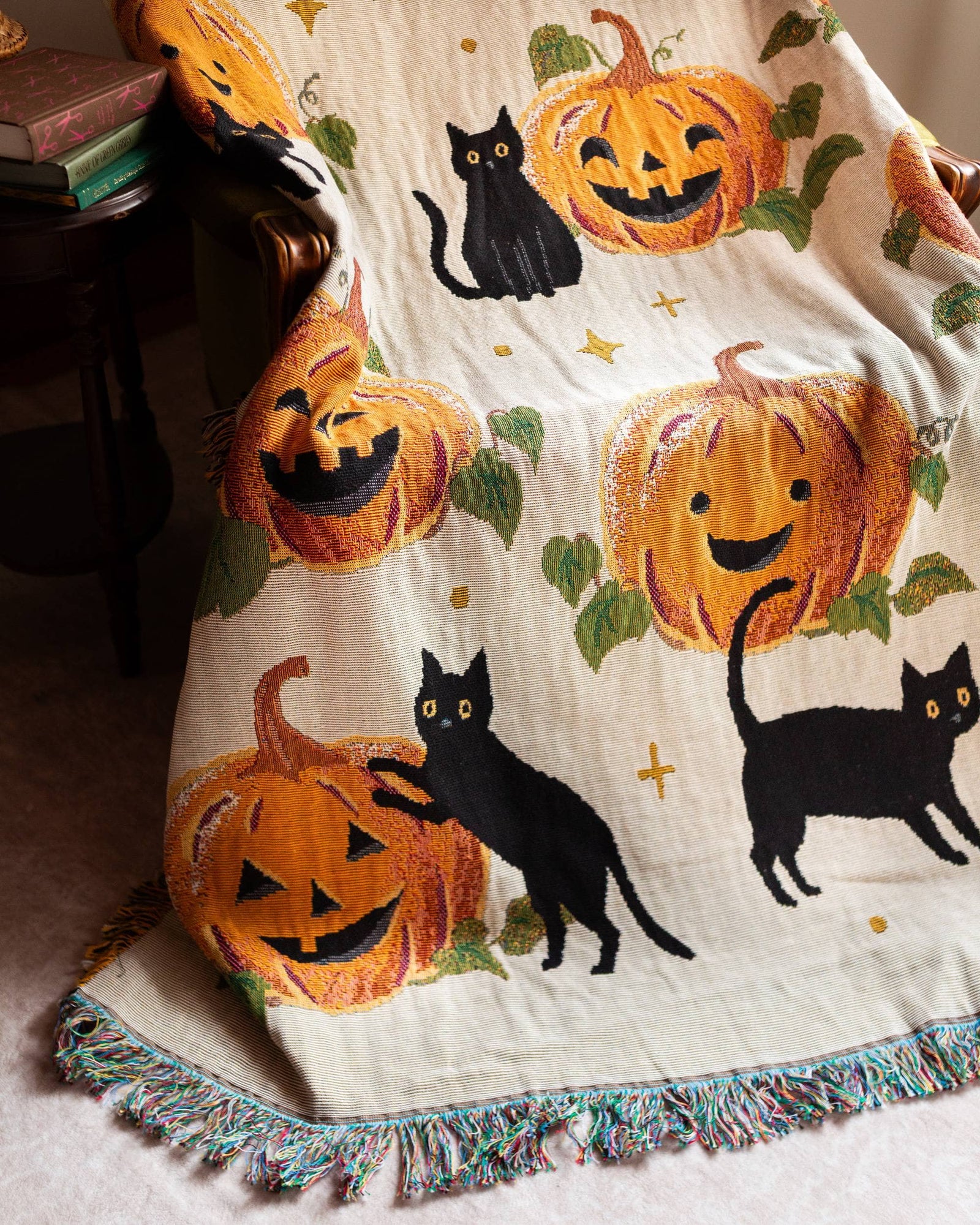 Pumpkin Cat Blanket