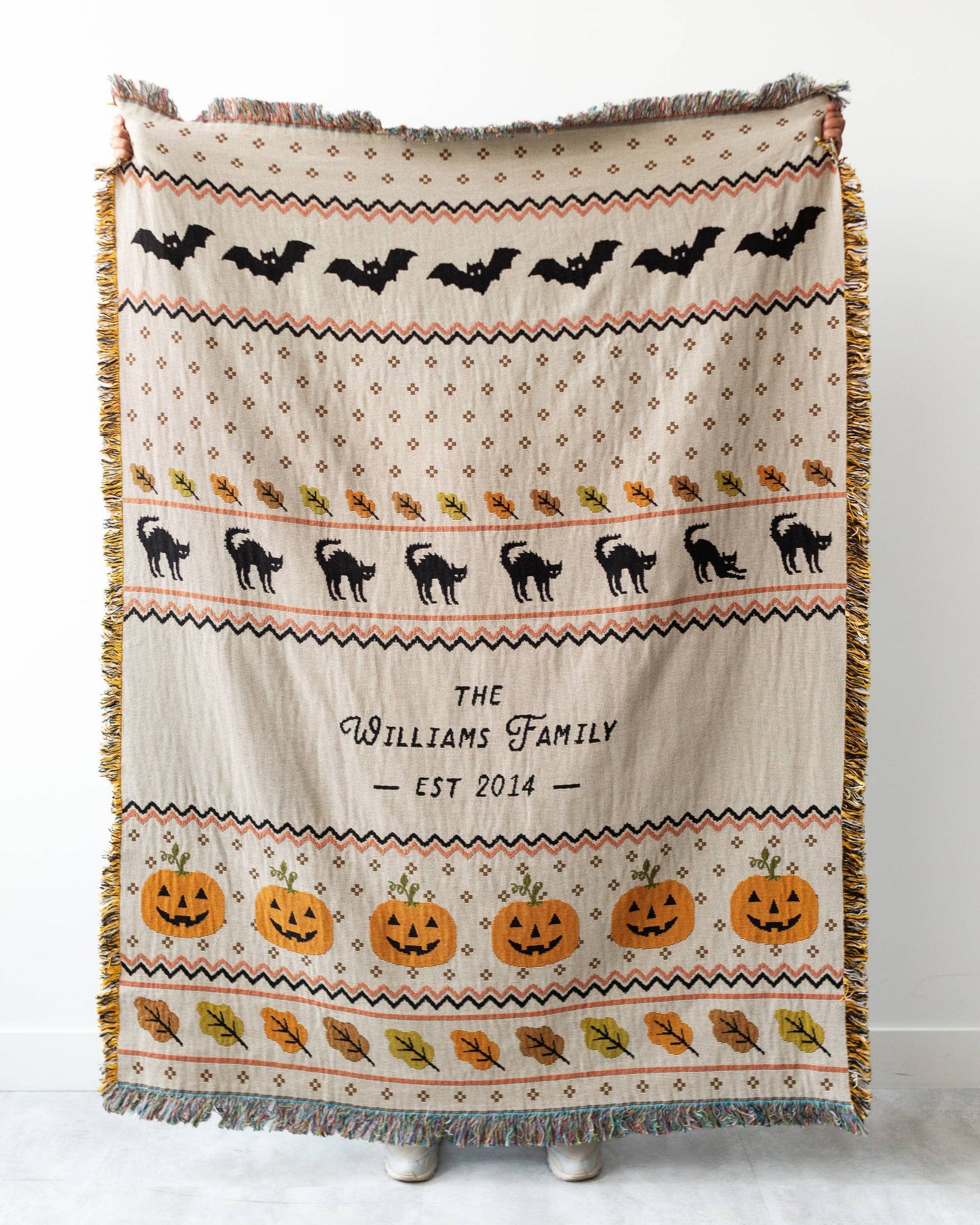 Halloween Woven Blanket