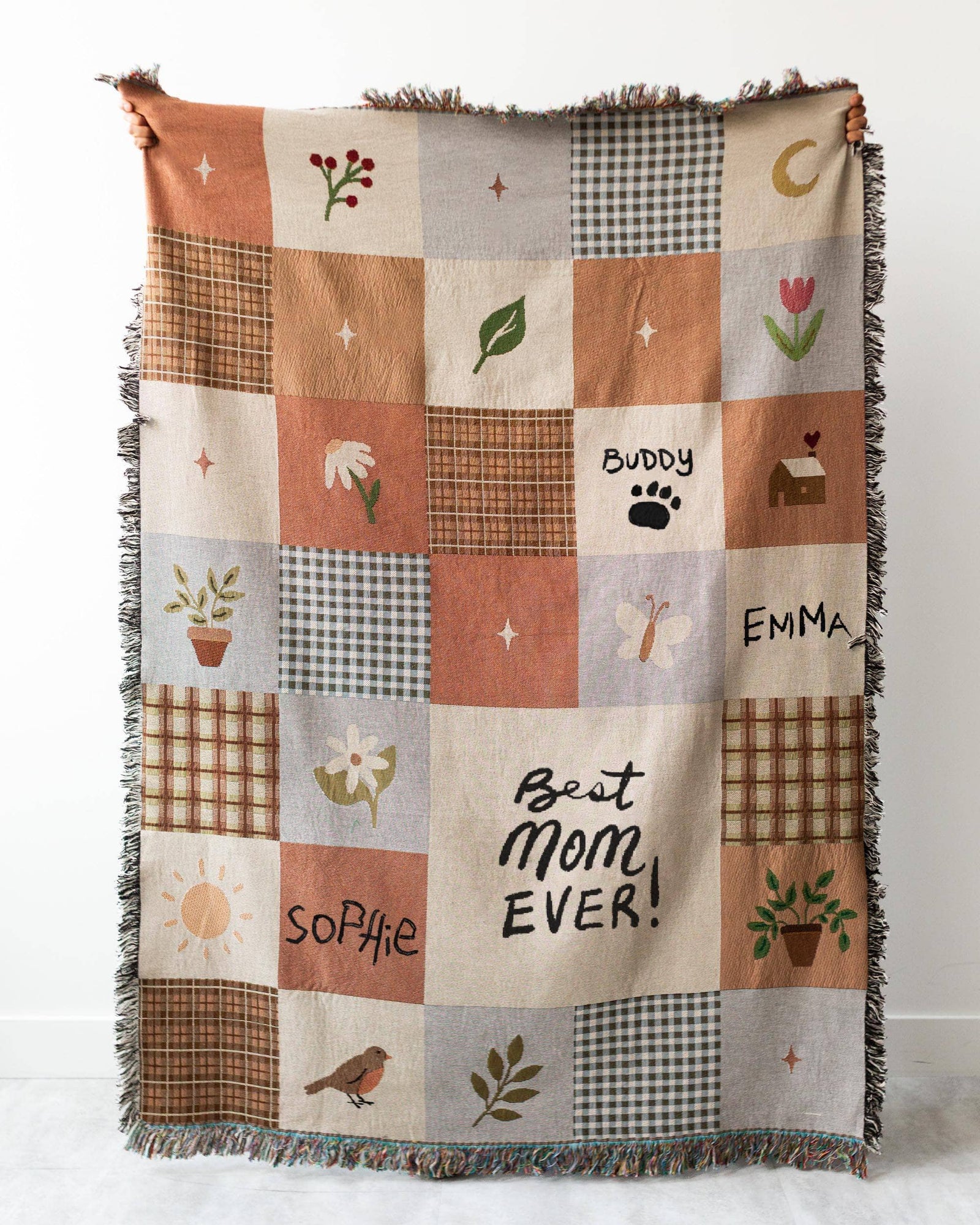 Handwriting Family Blanket