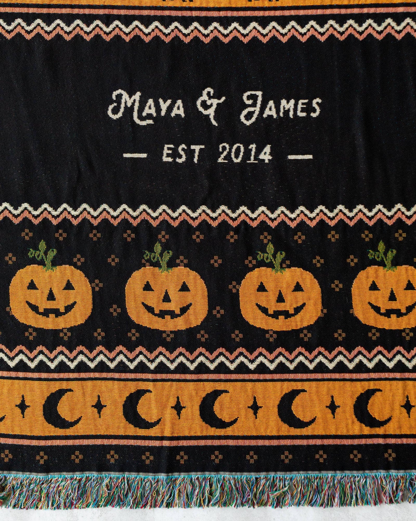 Halloween Night Woven Blanket