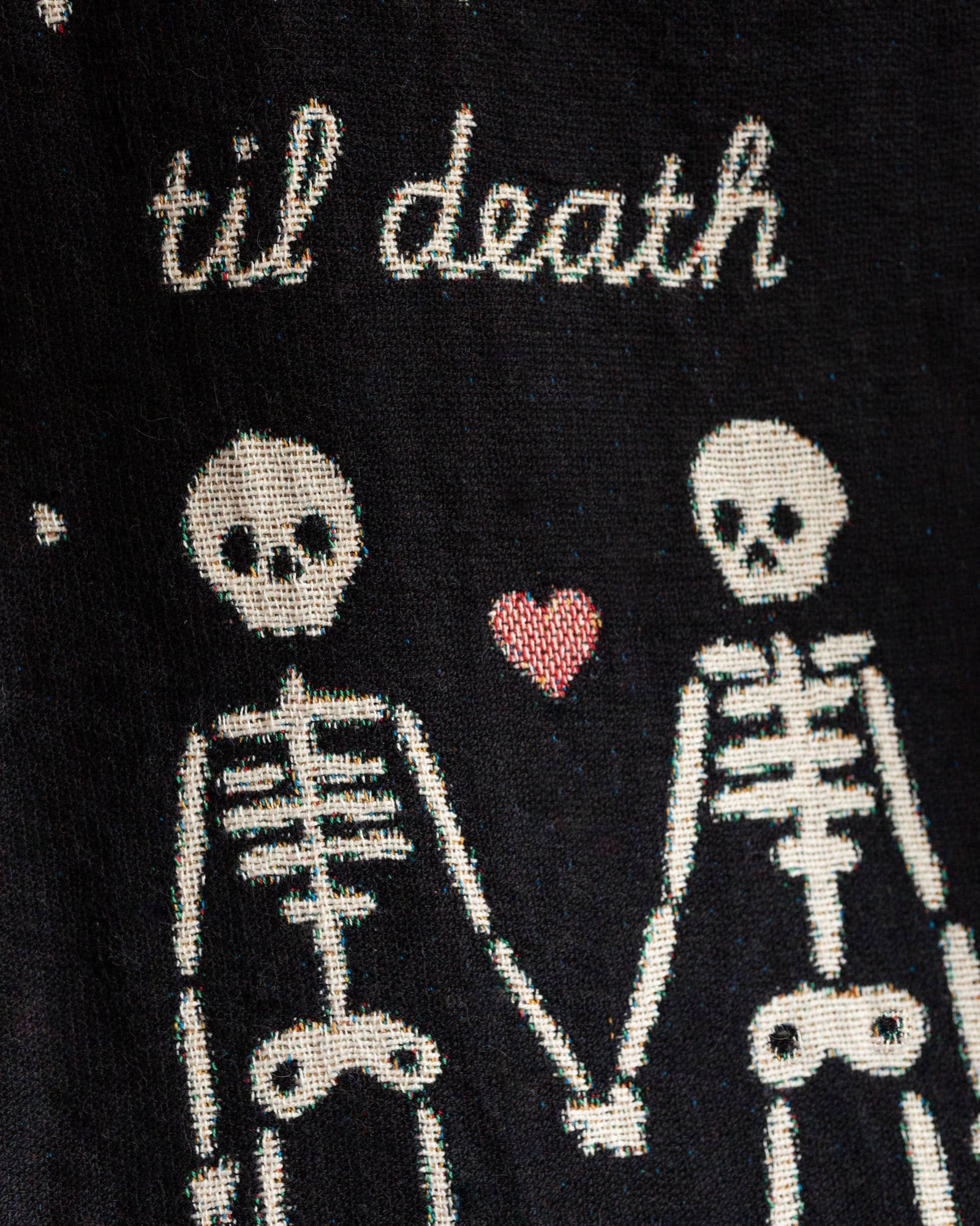 Skeleton Sweethearts Blanket
