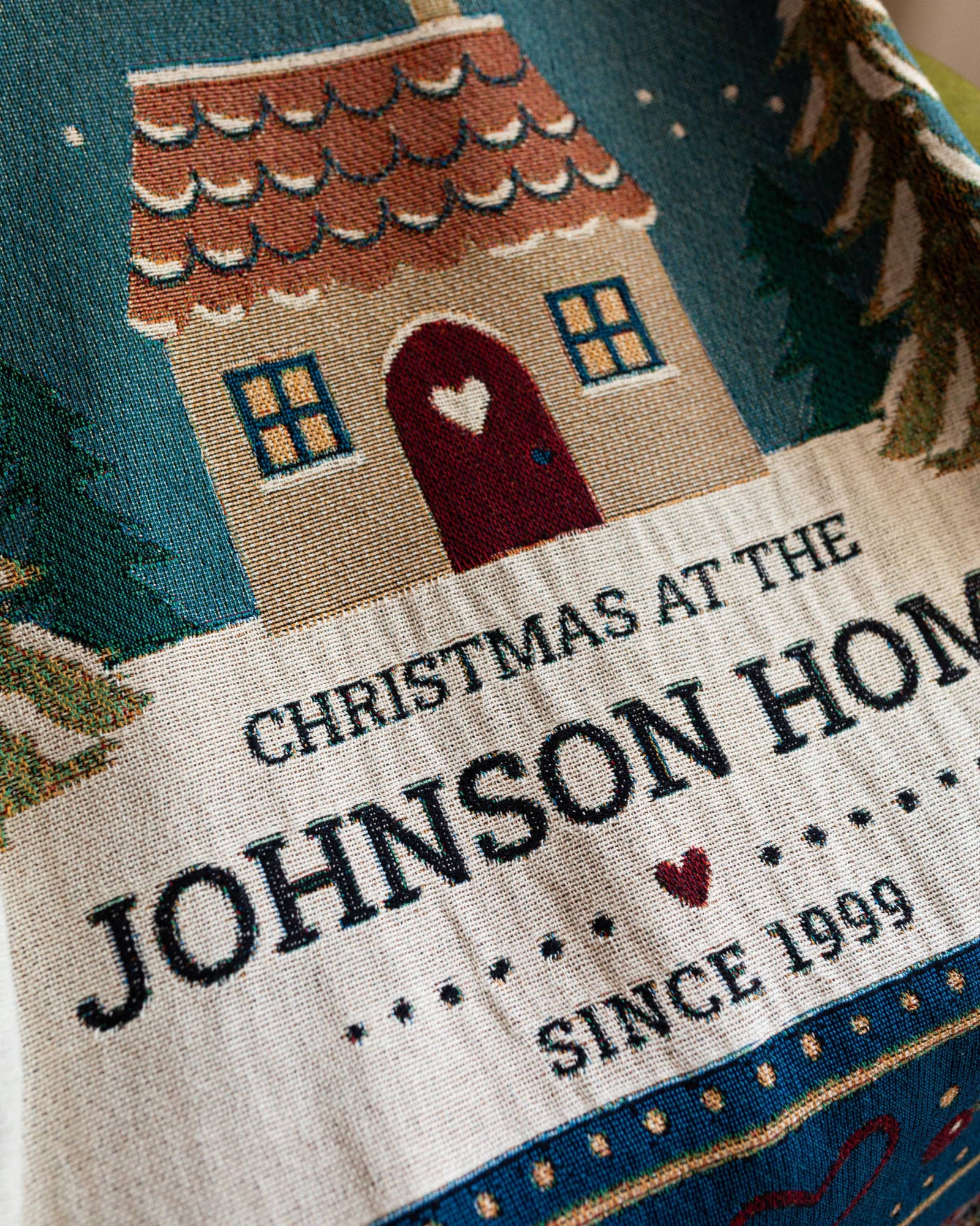 Christmas at Home Blanket