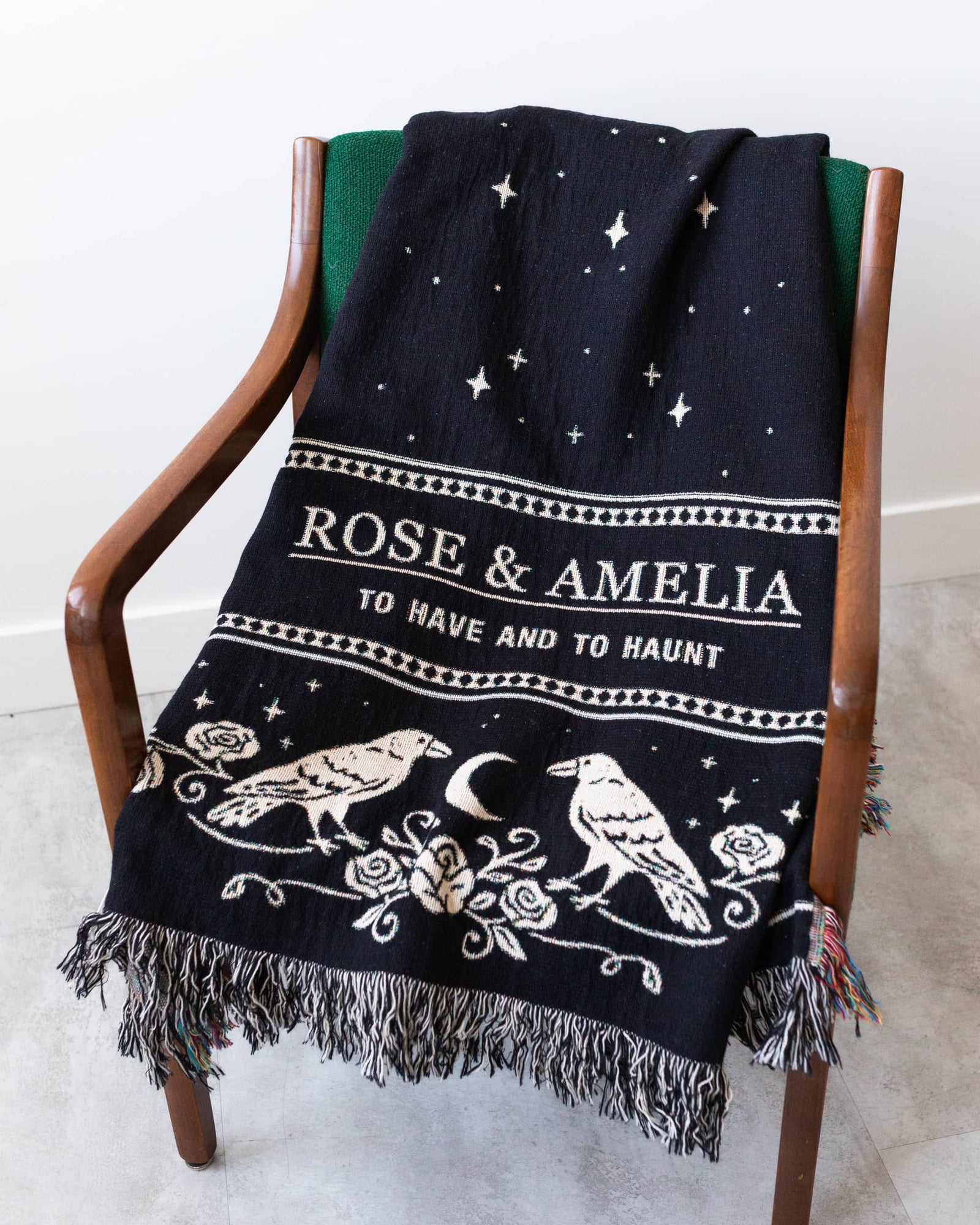 Crows & Roses Blanket