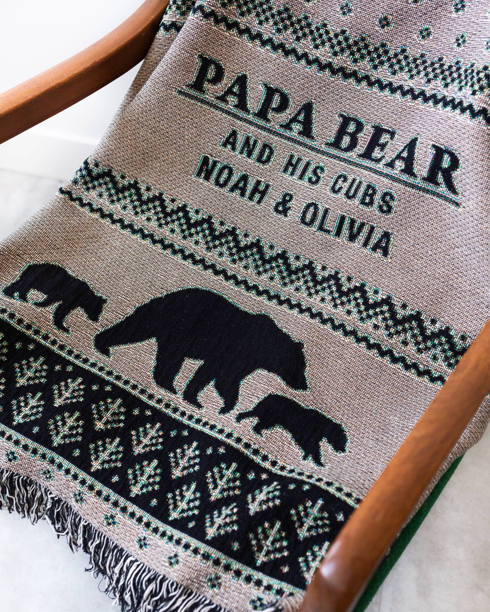 Papa Bear Heirloom Blanket