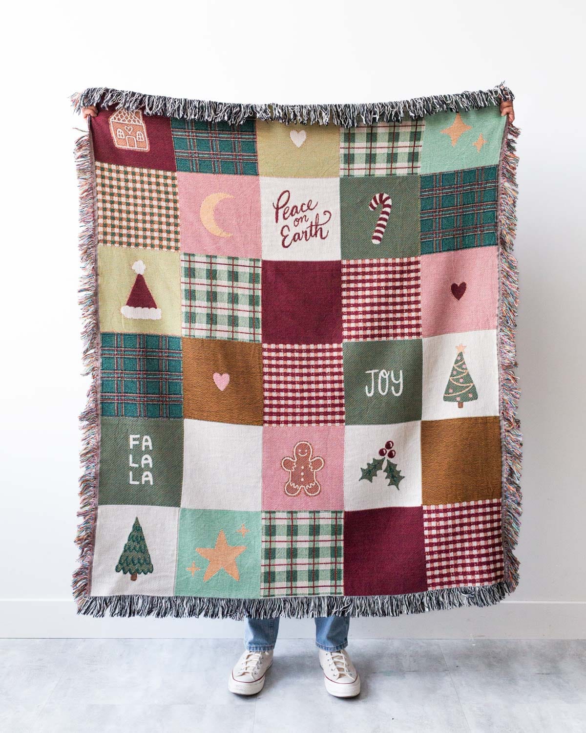 Christmas Patchwork Blanket