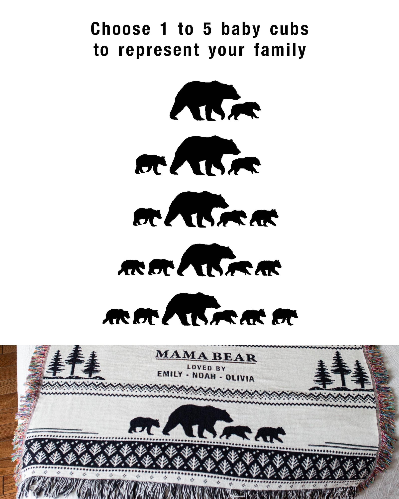 Mama Bear Heirloom Blanket