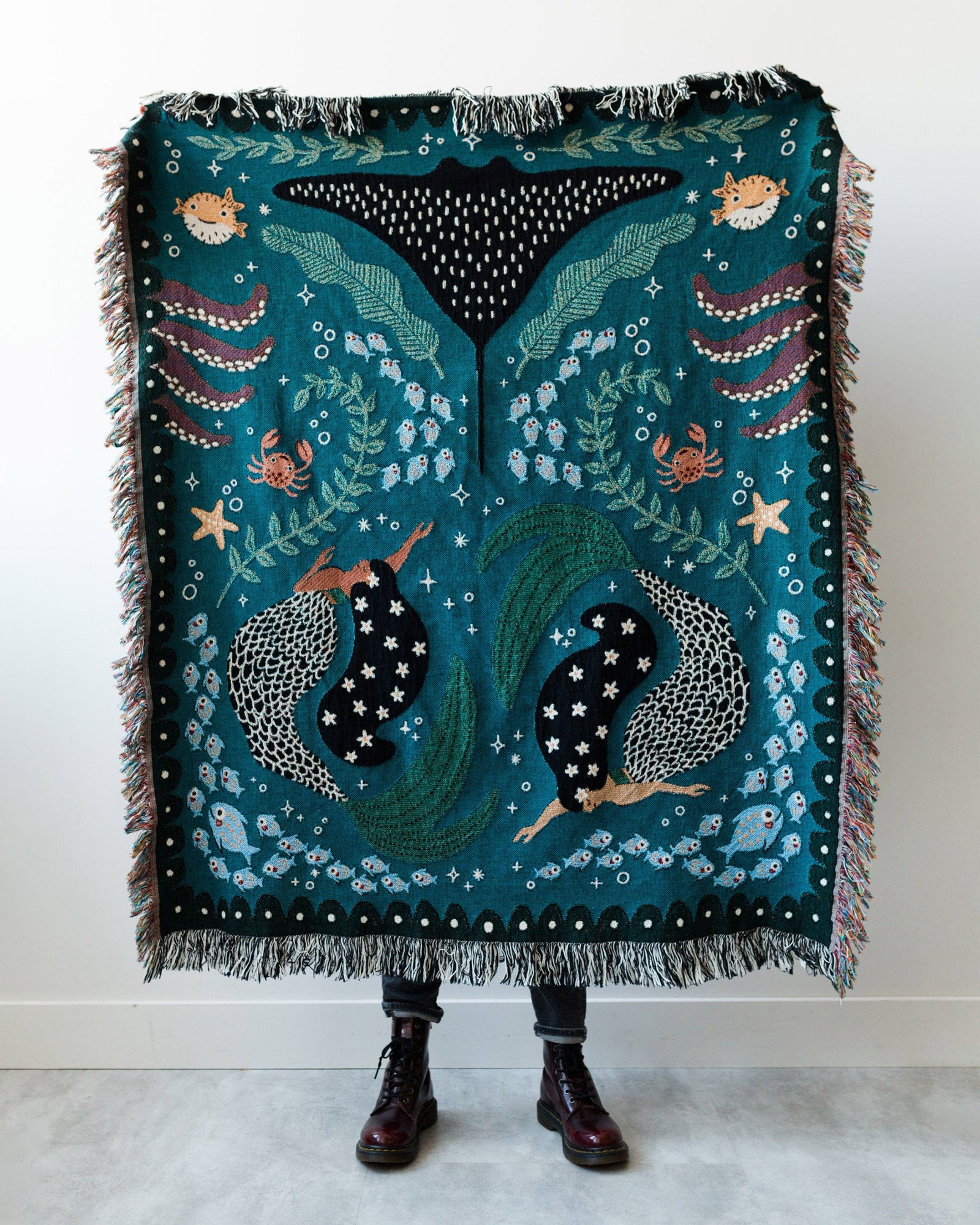 Mermaid Throw Blanket