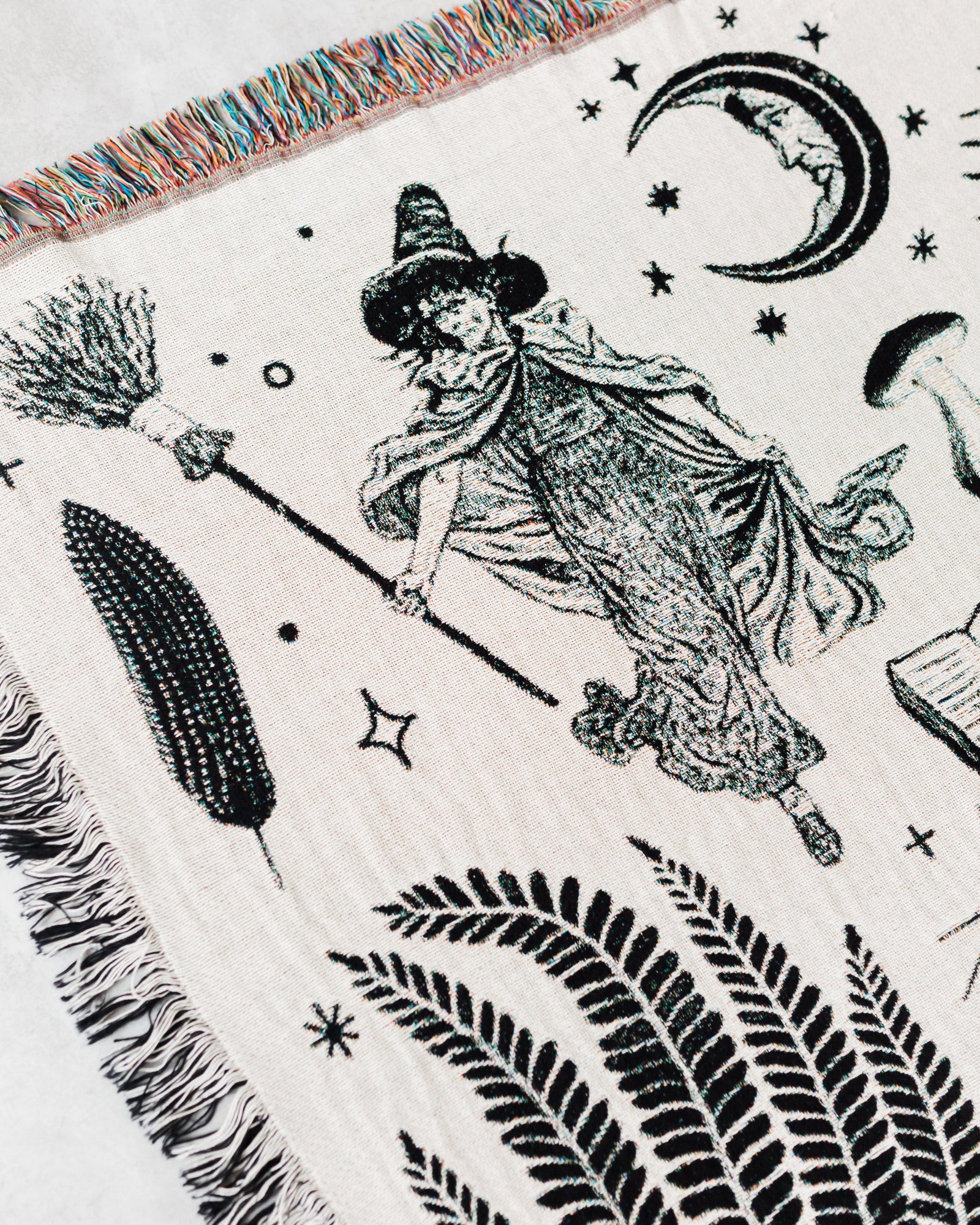 Witchy Symbols Blanket