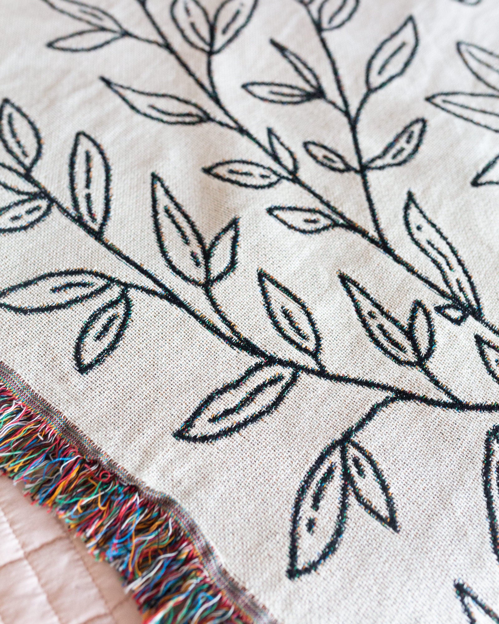 Floral Custom Message Blanket