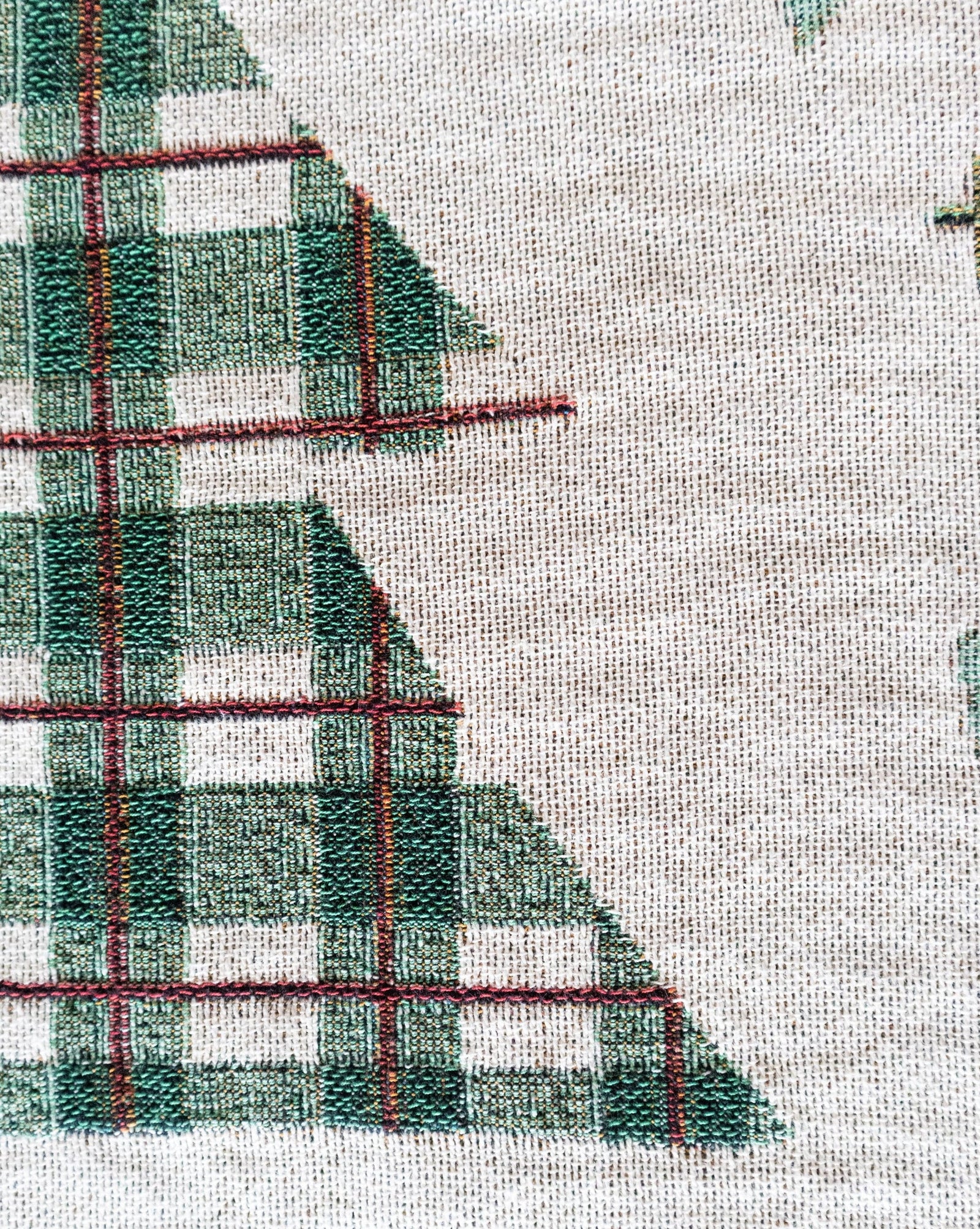 Personalized Plaid Tree Blanket