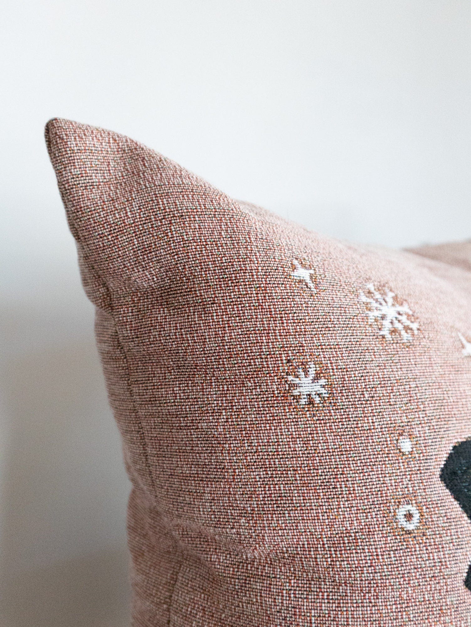 Pink Christmas Pillow: Let It Snow