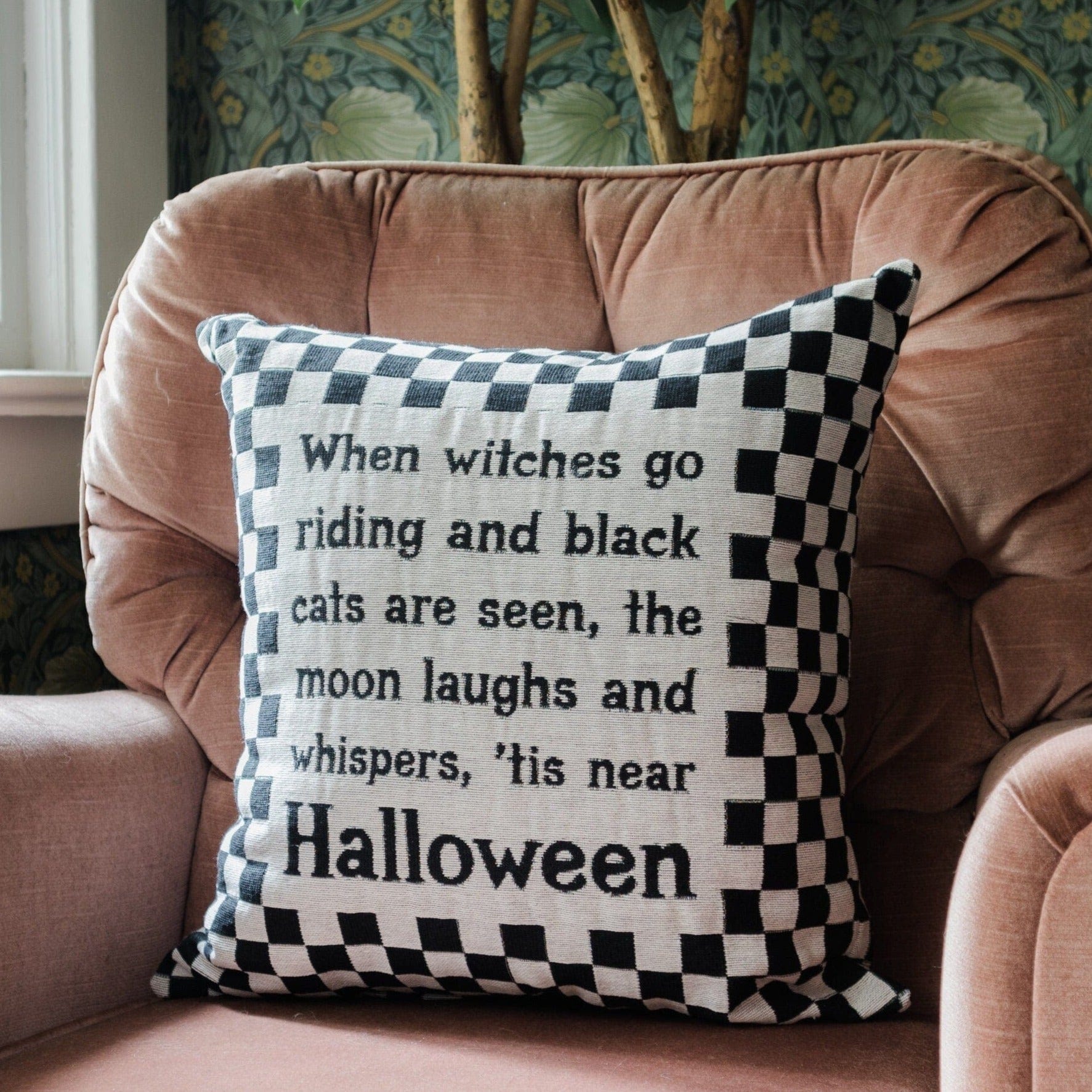 Halloween Pillow: When Witches Go Riding