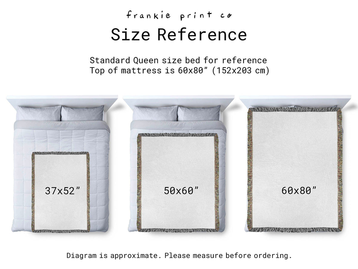 Checker Border Text Blanket