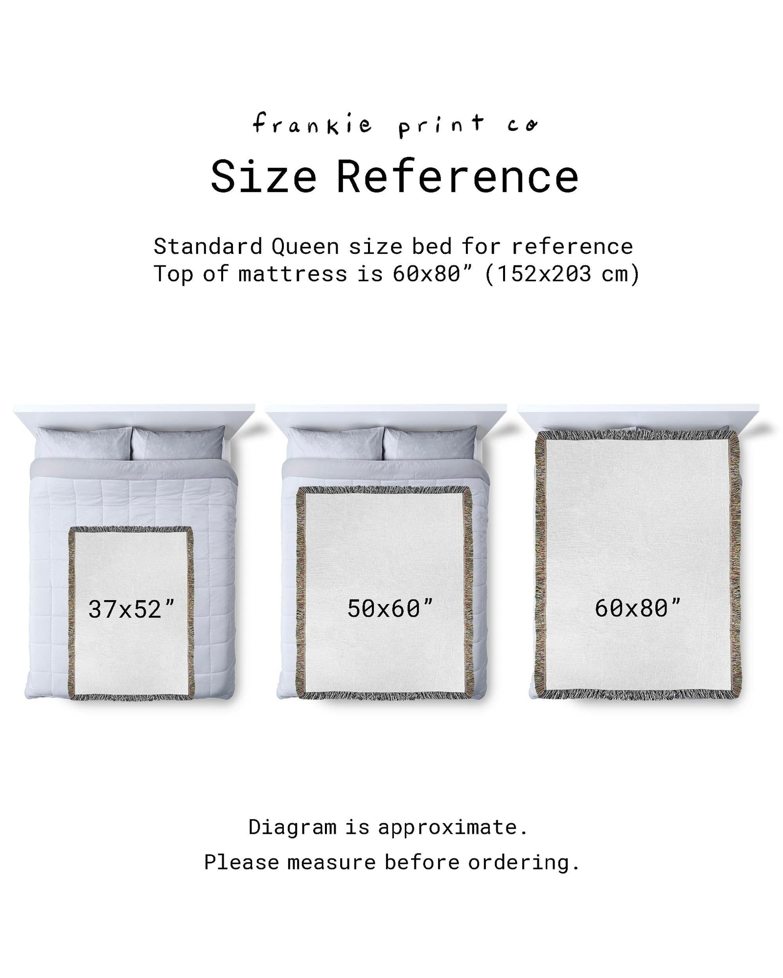 Til Death Skeletons Blanket (Black and White)