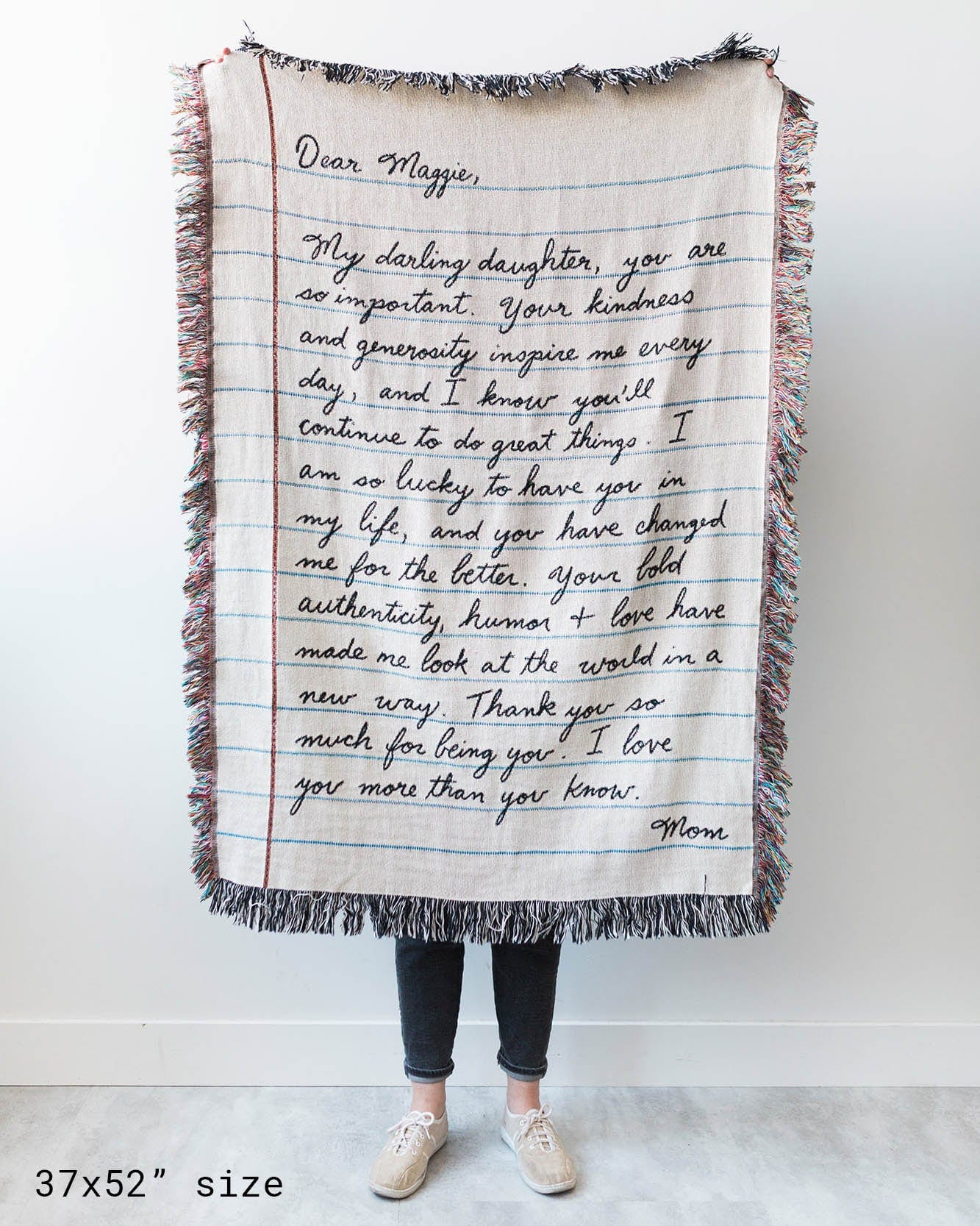 Love Letter Blanket: Handwriting