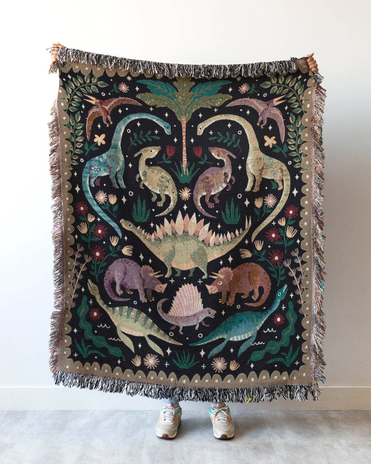 Dinosaur Throw Blanket