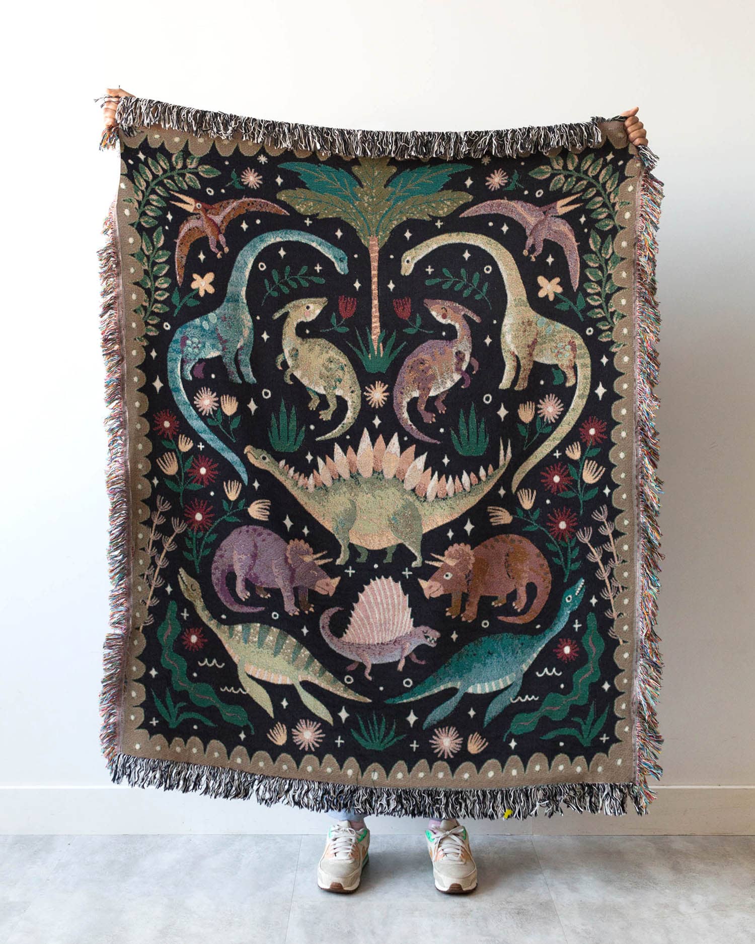 Dinosaur Throw Blanket