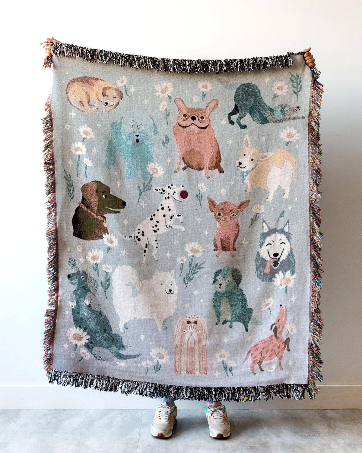 Dogs Throw Blanket