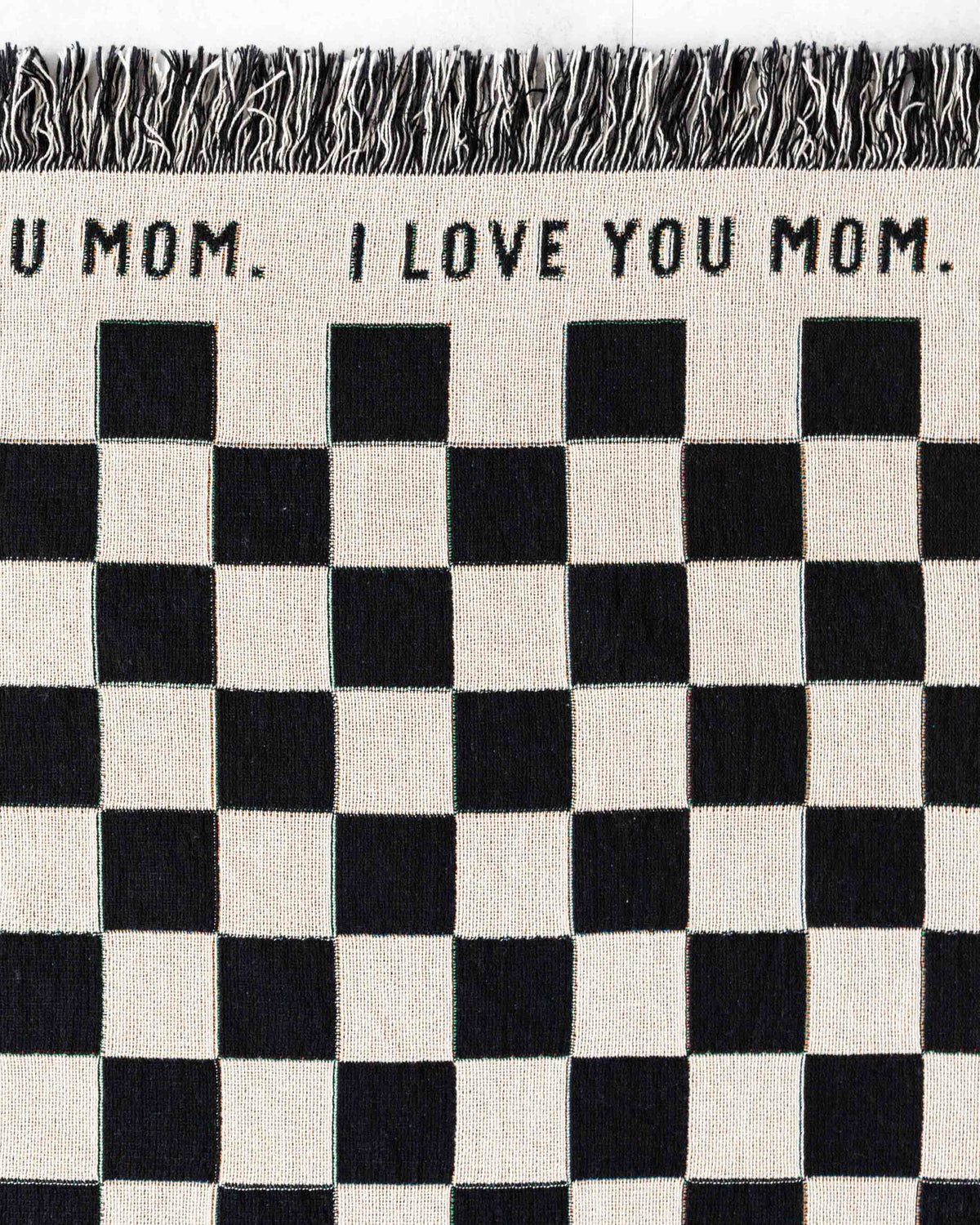 Checker Border Text Blanket