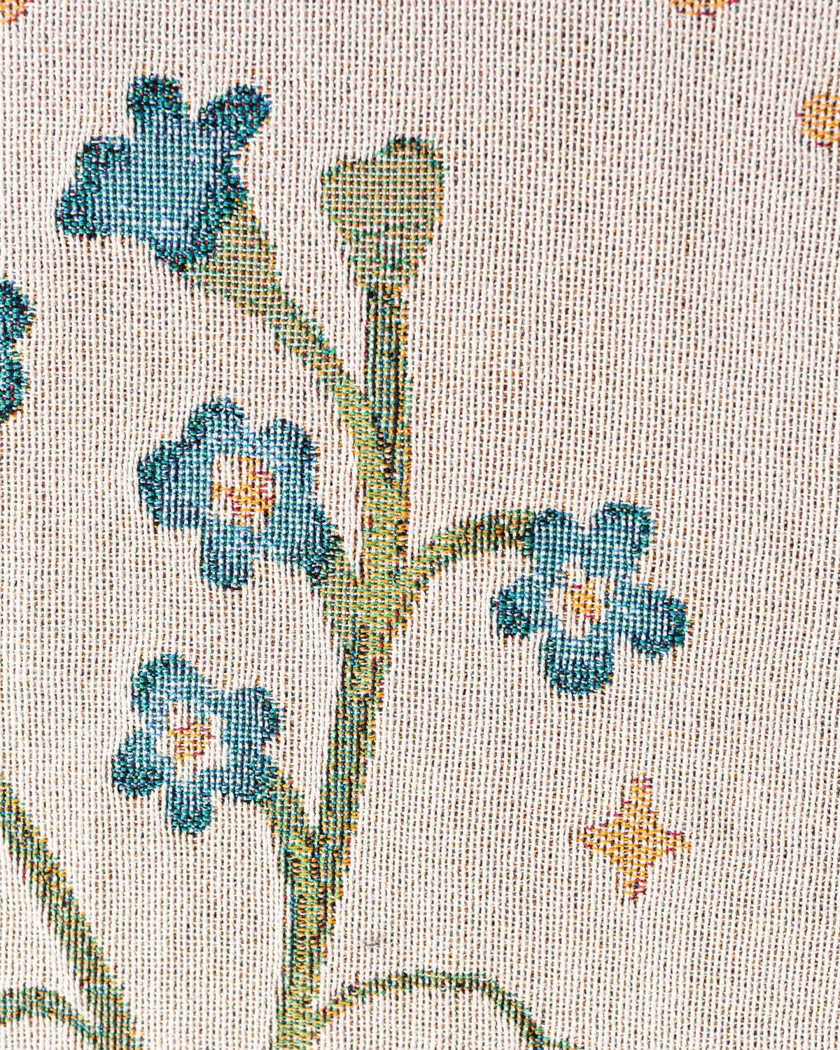 Floral Border Text Blanket