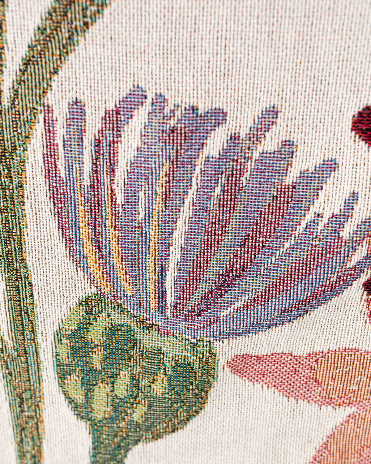 Floral Border Text Blanket