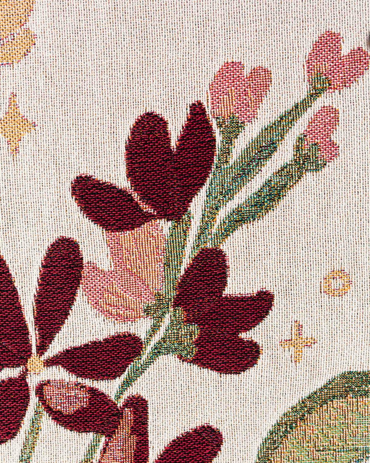 Floral Border Text Blanket