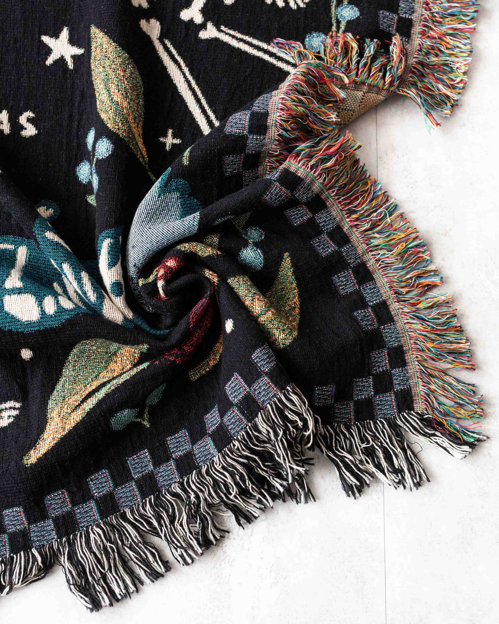 'Til Death Skeletons Blanket