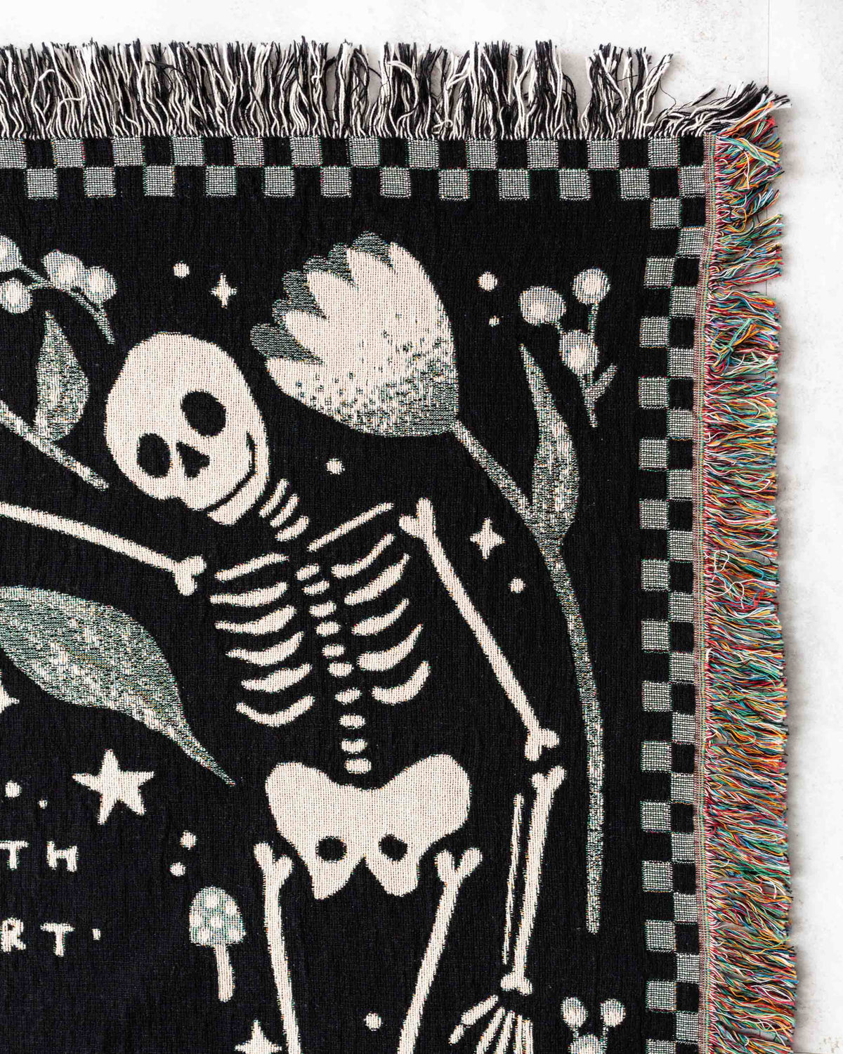 Til Death Skeletons Blanket