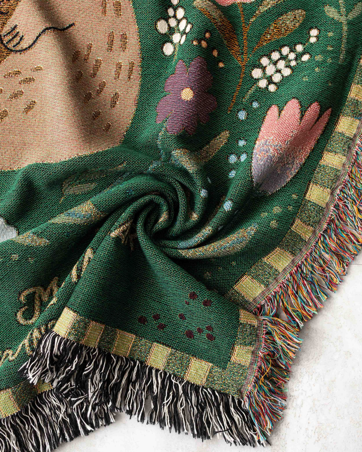 Mama Bear Blanket (Green)