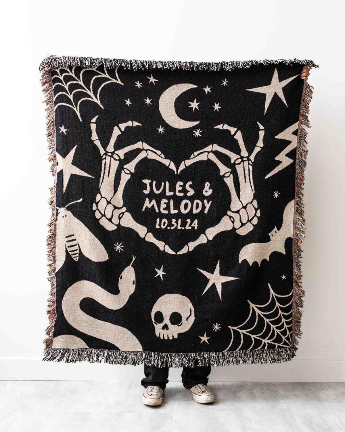 Spooky Couples Blanket