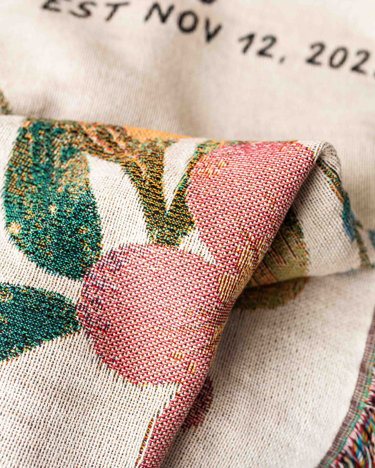 Couples Name Blanket (Greenery)