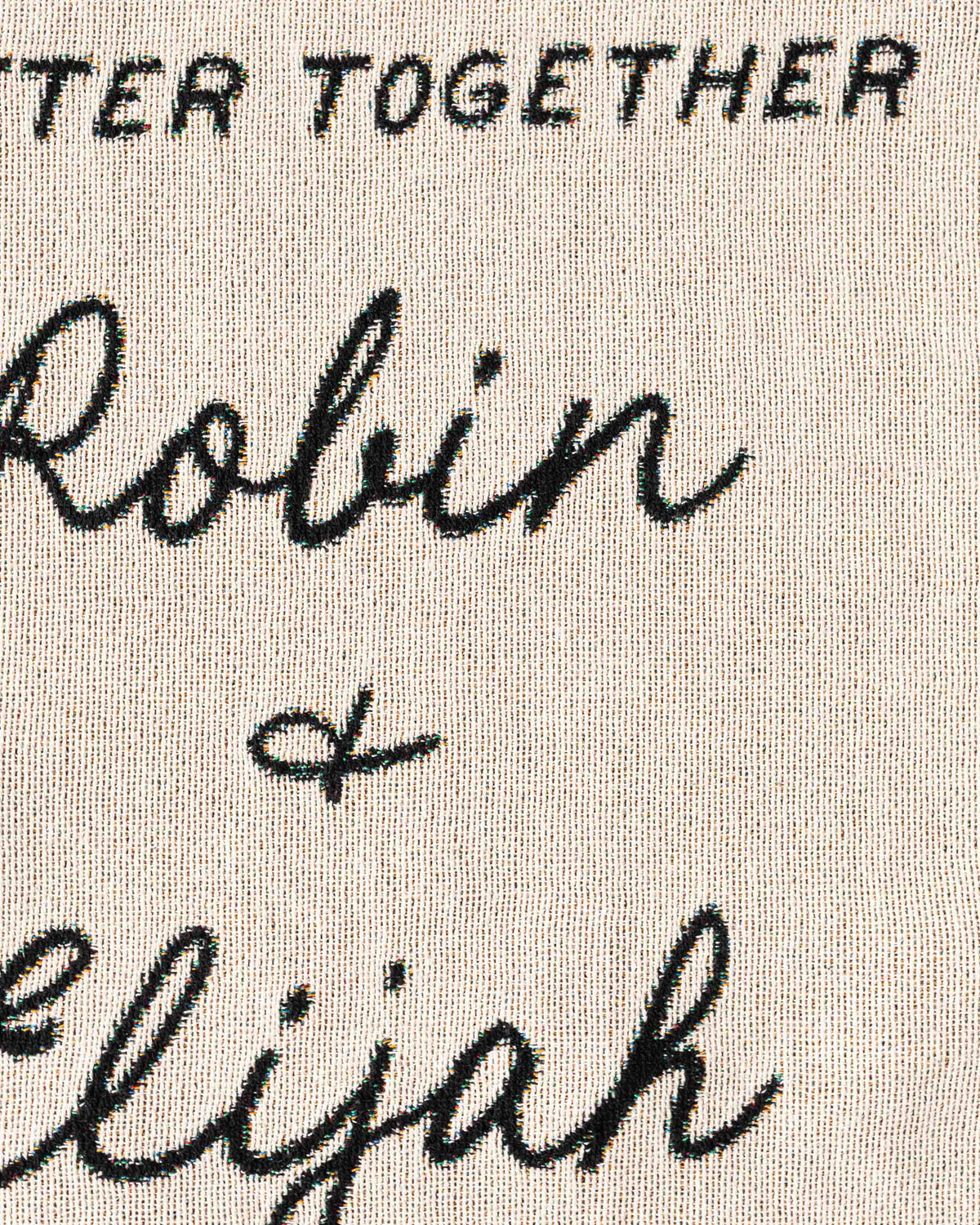 Couples Name Blanket (Floral)