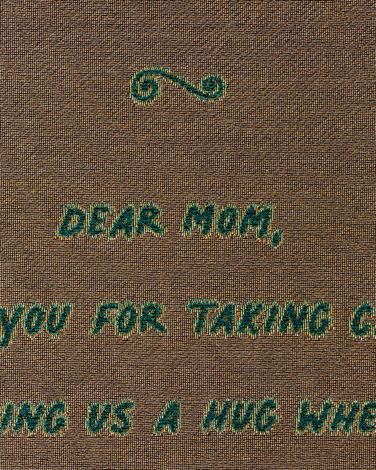 Letter Blanket: Plaid